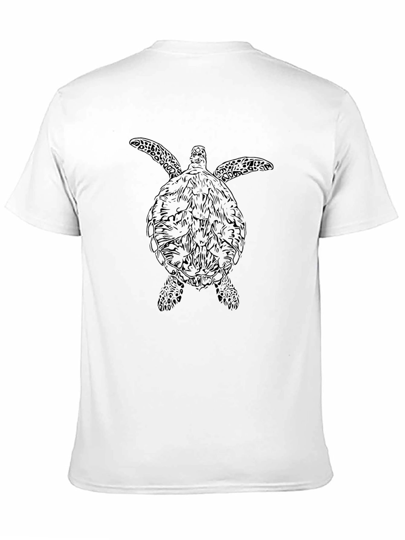 Sea Turtle Graphic Tee - Mens Black T-Shirt