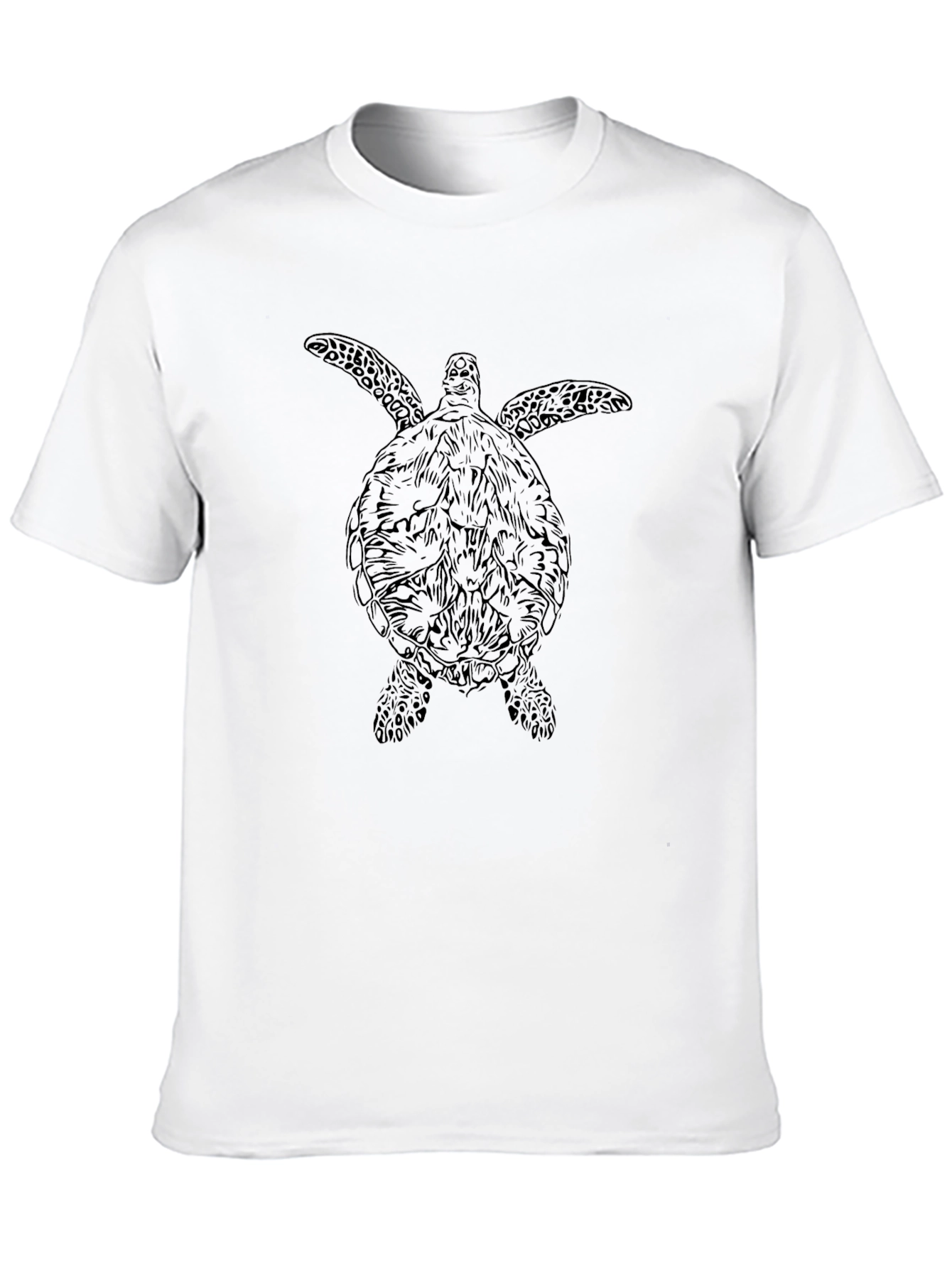 Sea Turtle Graphic Tee - Mens Black T-Shirt