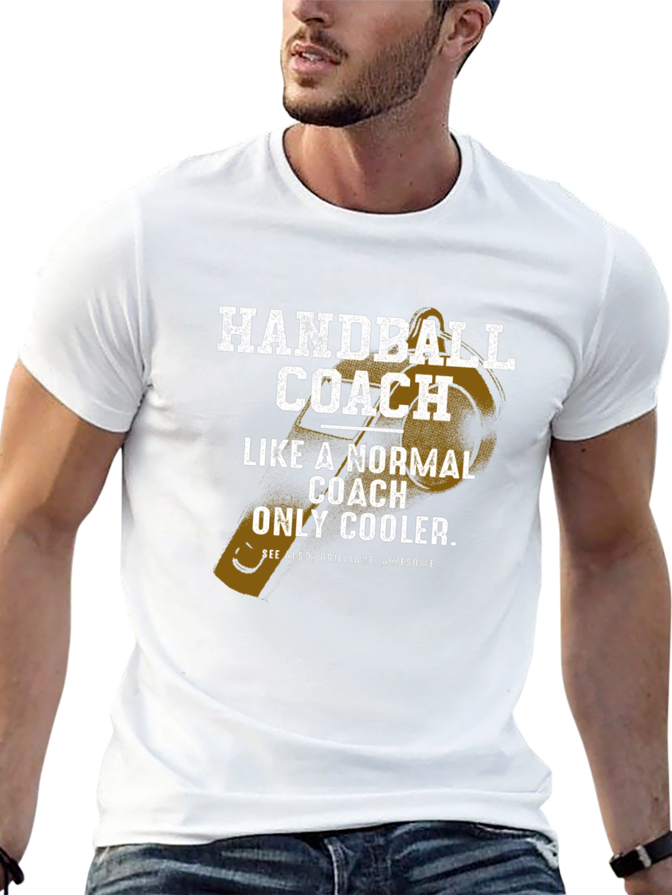 Handball Coach T-Shirt - Normal Coach Only Cooler