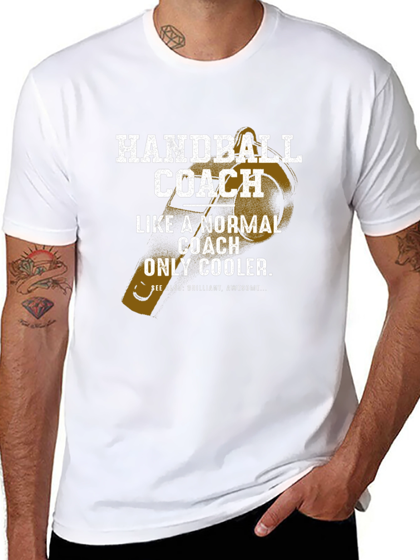 Handball Coach T-Shirt - Normal Coach Only Cooler