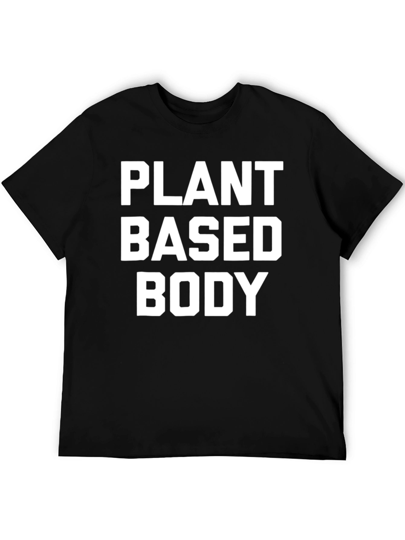 Plant Based Body Graphic T-Shirt - Vegan Fitness Apparel