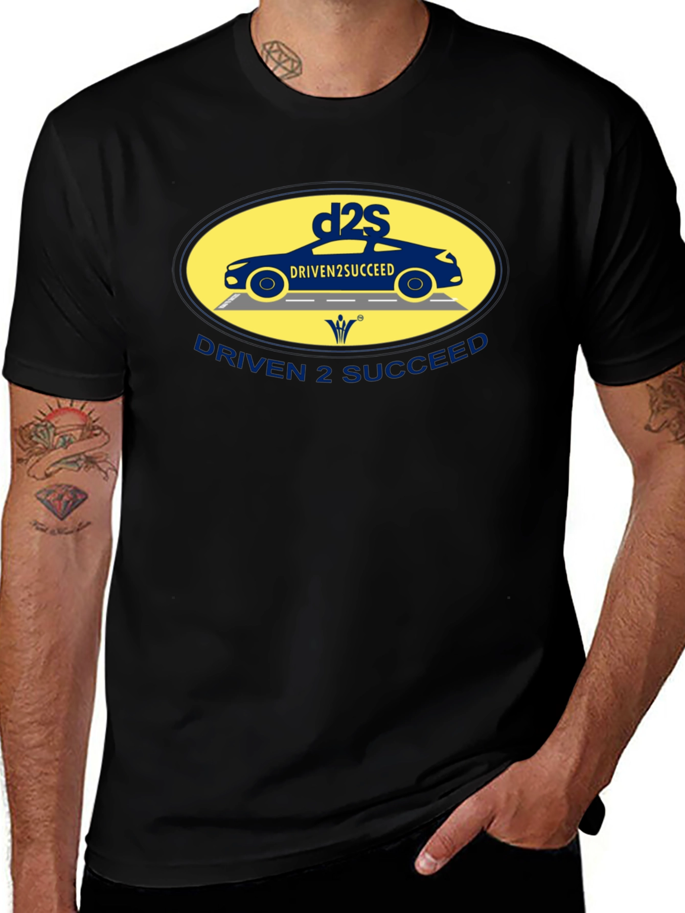 Driven2Succeed Graphic Tee - Black