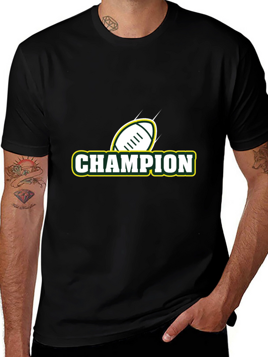 Champion Football T-Shirt - Black