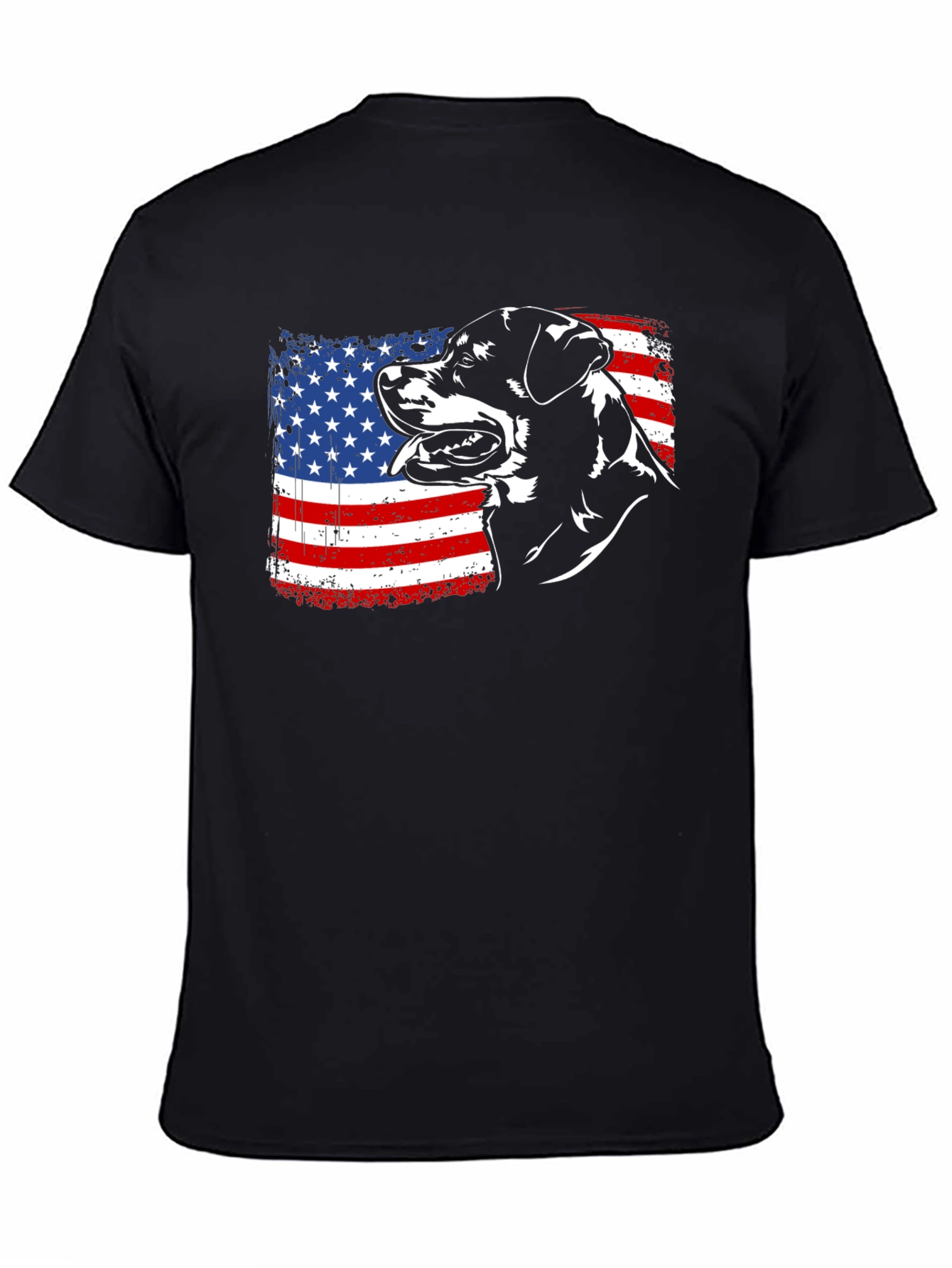American Rottweiler T-Shirt - Patriotic Dog Tee