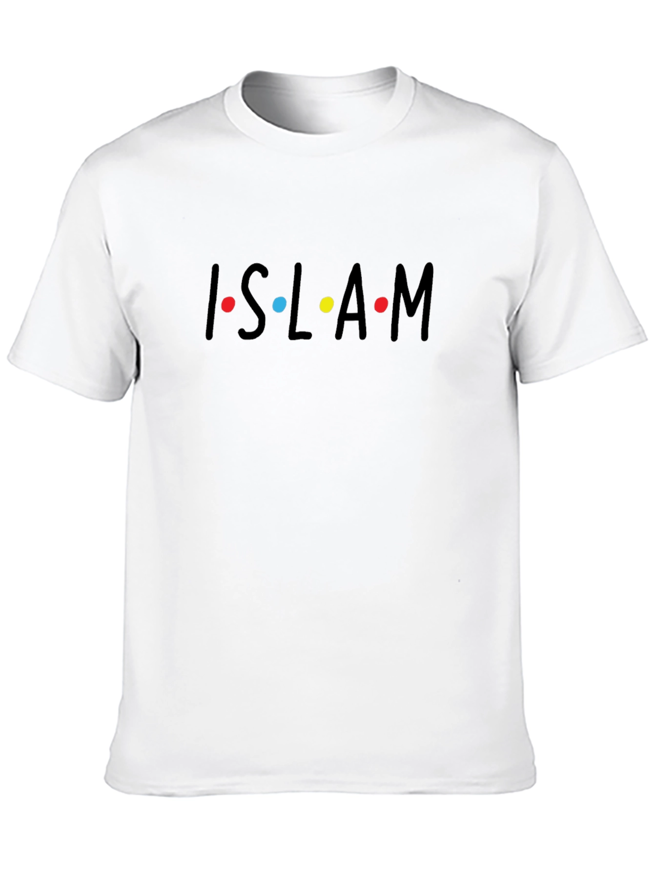 Islam Friends Inspired T-Shirt - Black Cotton Blend