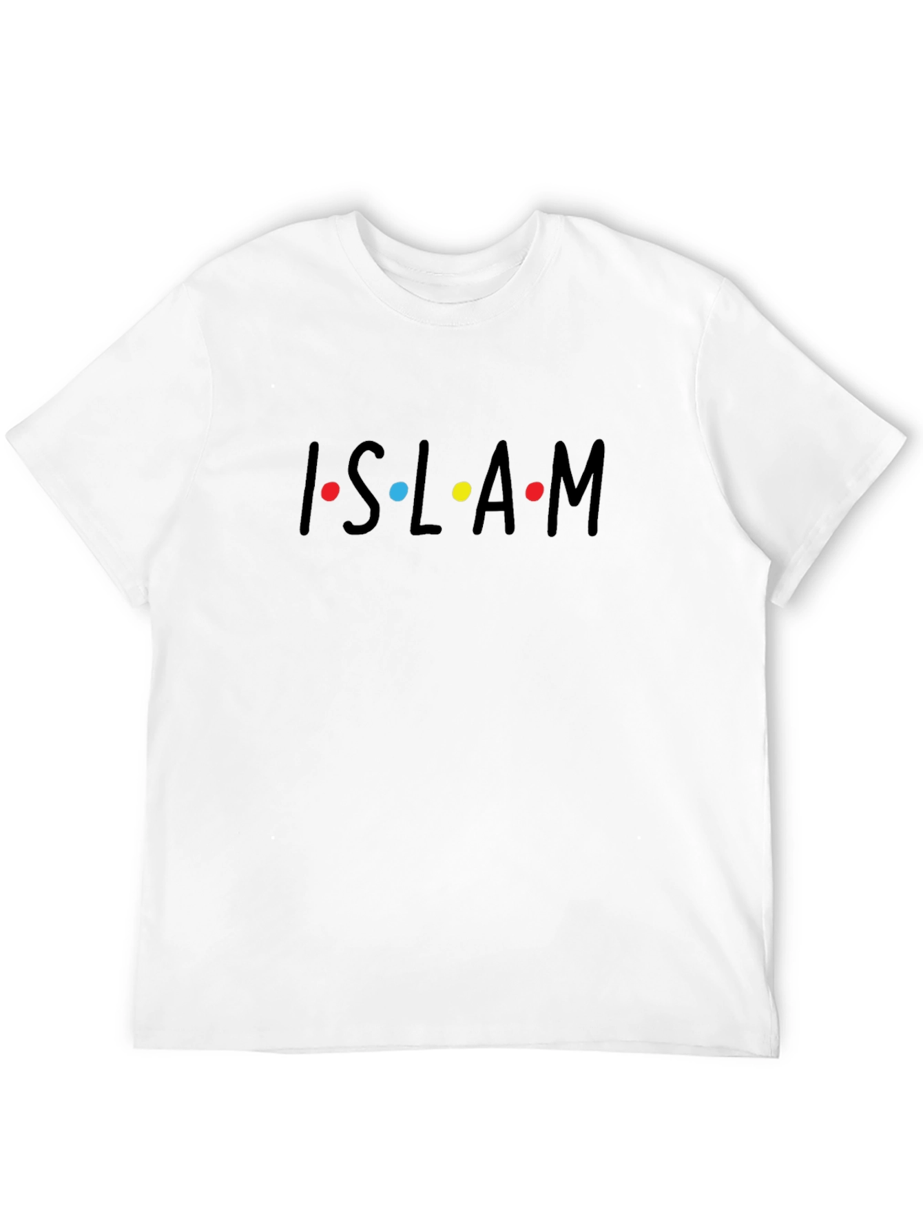 Islam Friends Inspired T-Shirt - Black Cotton Blend