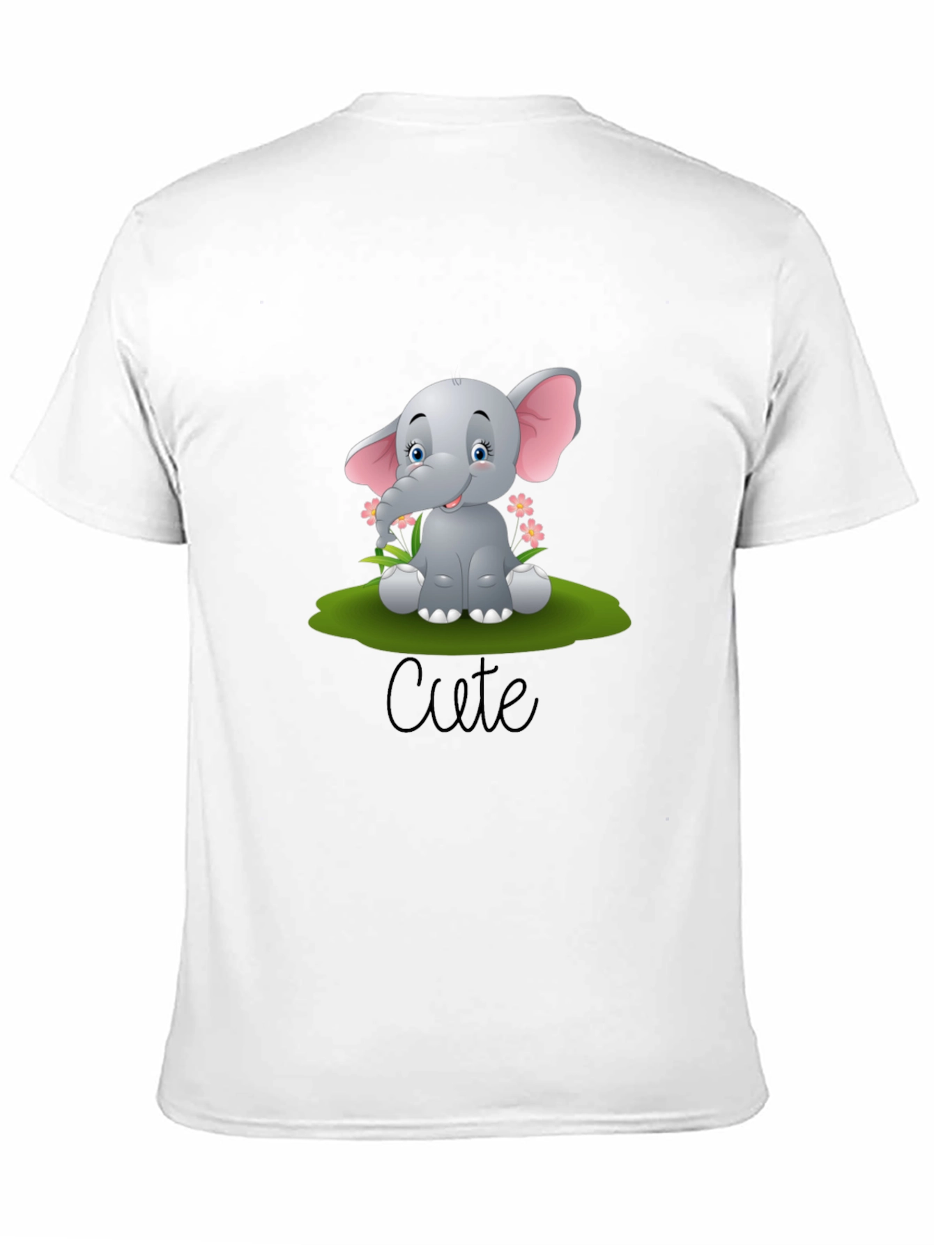 Cute Elephant Graphic T-Shirt