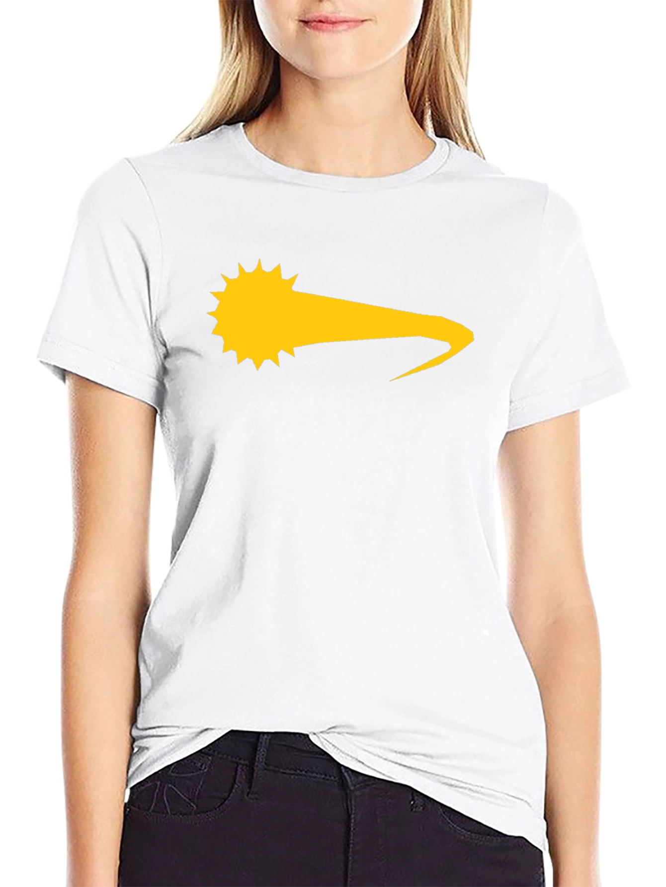 Black T-Shirt with Graphic Design