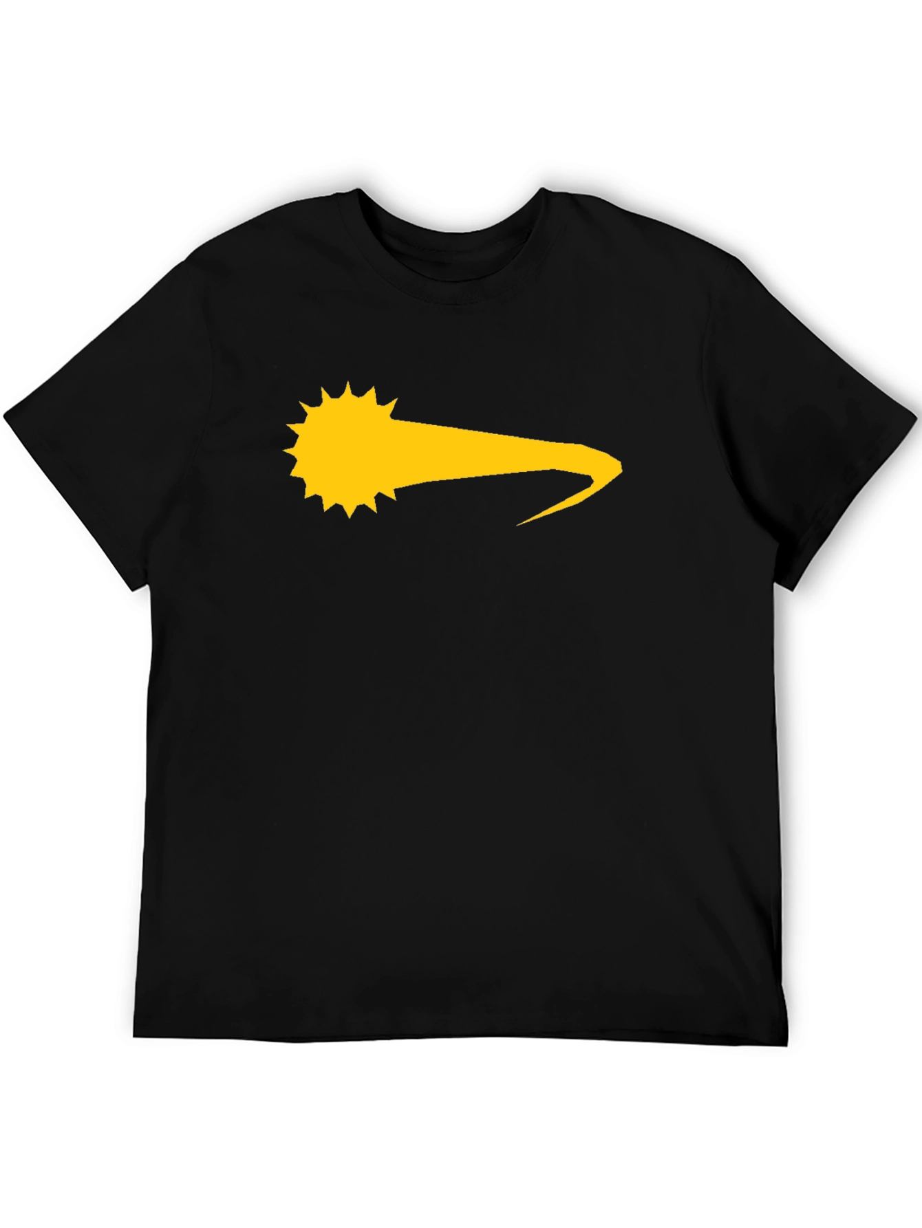 Black T-Shirt with Graphic Design