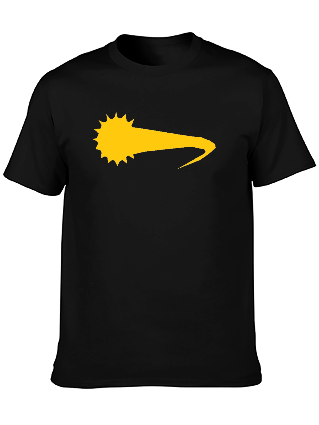 Black T-Shirt with Graphic Design