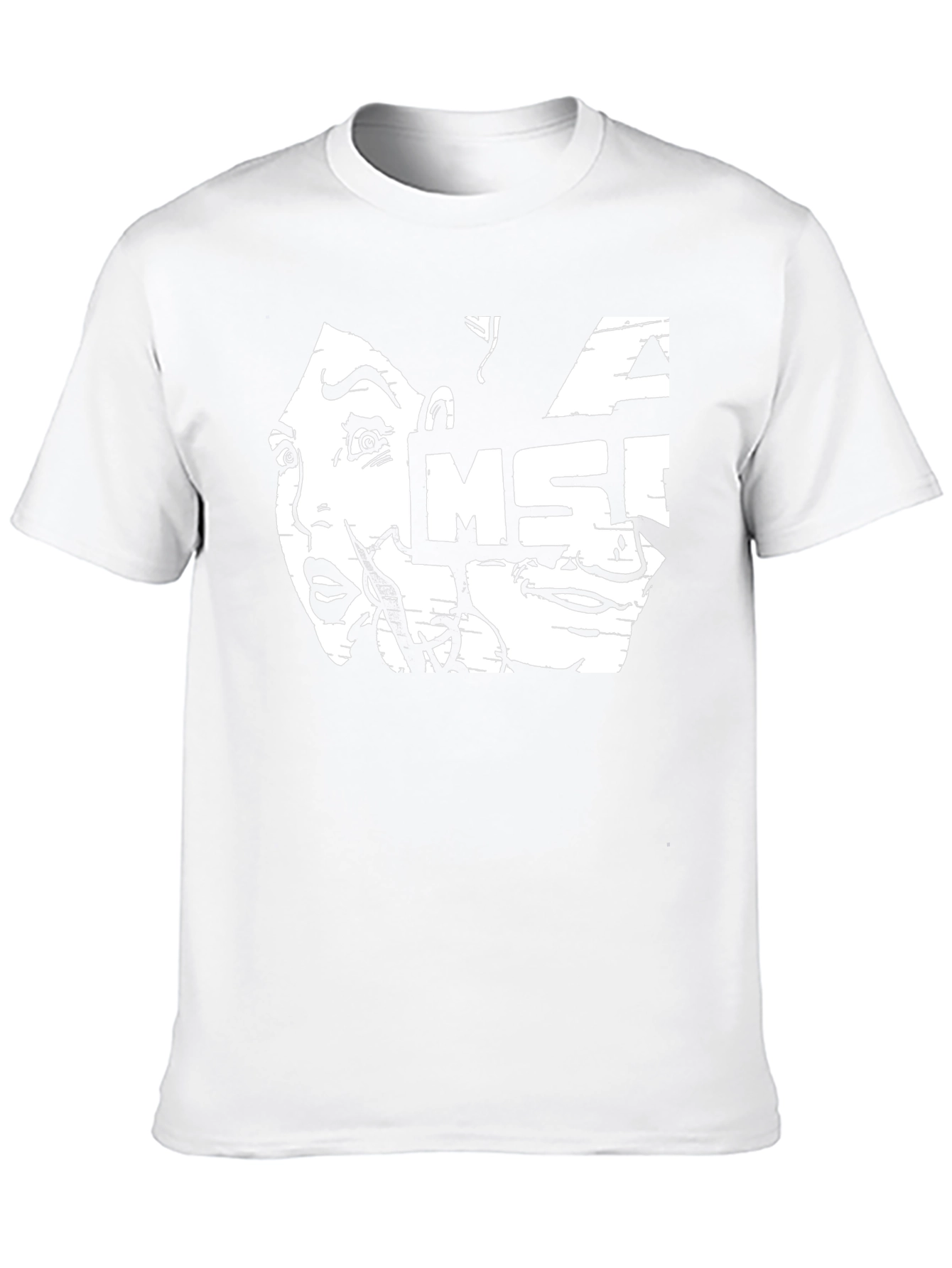 Disturbing Mindset MSI Graphic Print Black T-Shirt