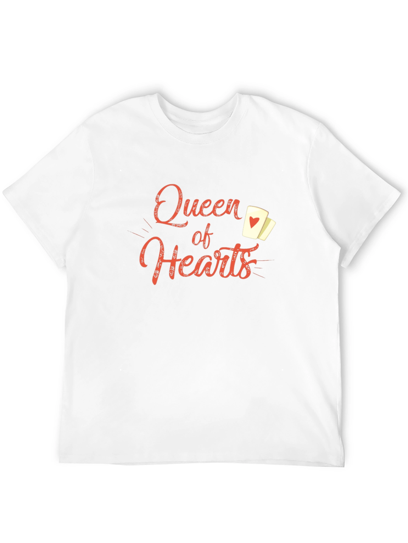 Queen of Hearts Black Graphic Tee