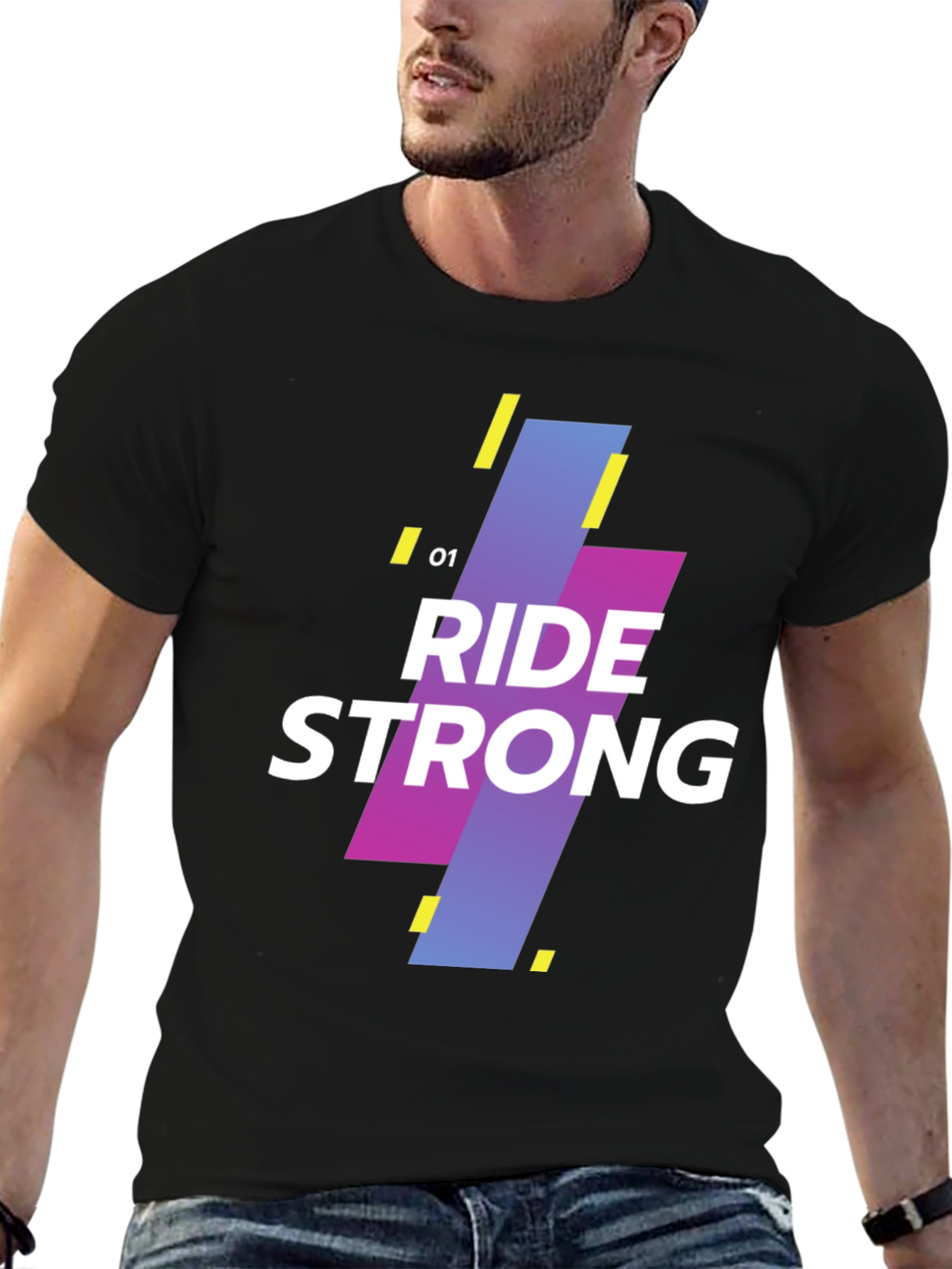 Ride Strong Graphic Tee - Bold Style