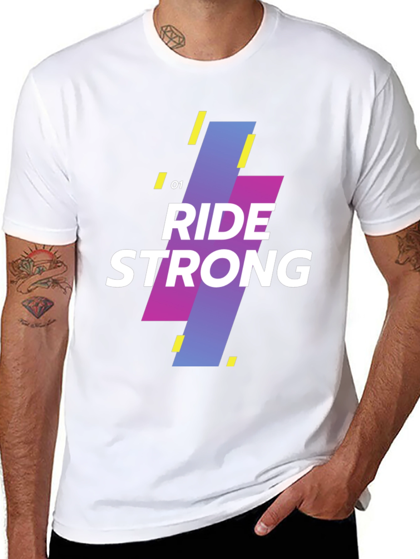 Ride Strong Graphic Tee - Bold Style