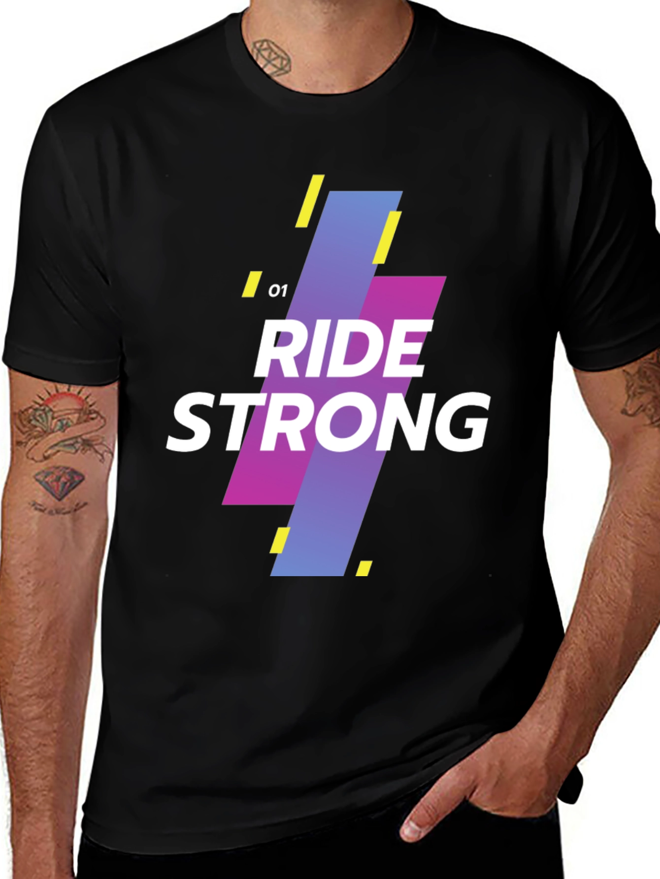 Ride Strong Graphic Tee - Bold Style