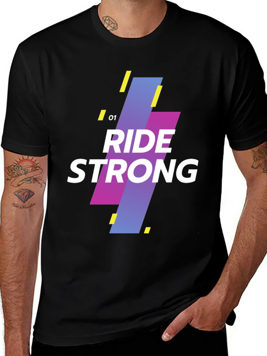 Ride Strong Graphic Tee - Bold Style