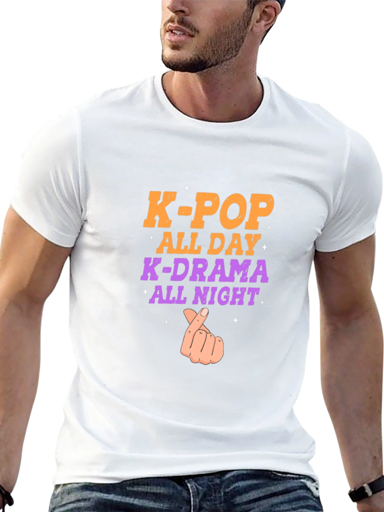 K-Pop All Day T-Shirt - K-Drama All Night Tee