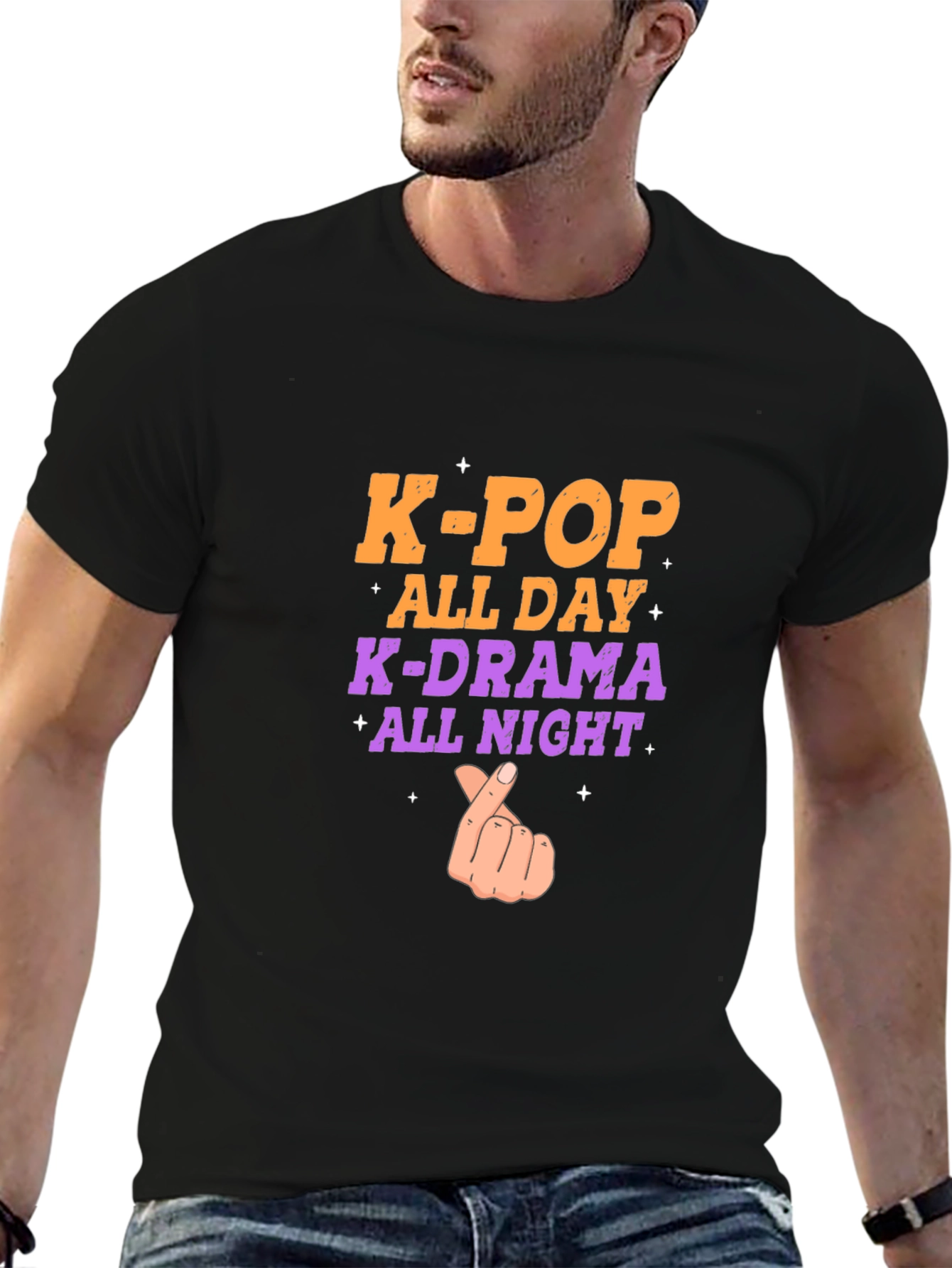 K-Pop All Day T-Shirt - K-Drama All Night Tee