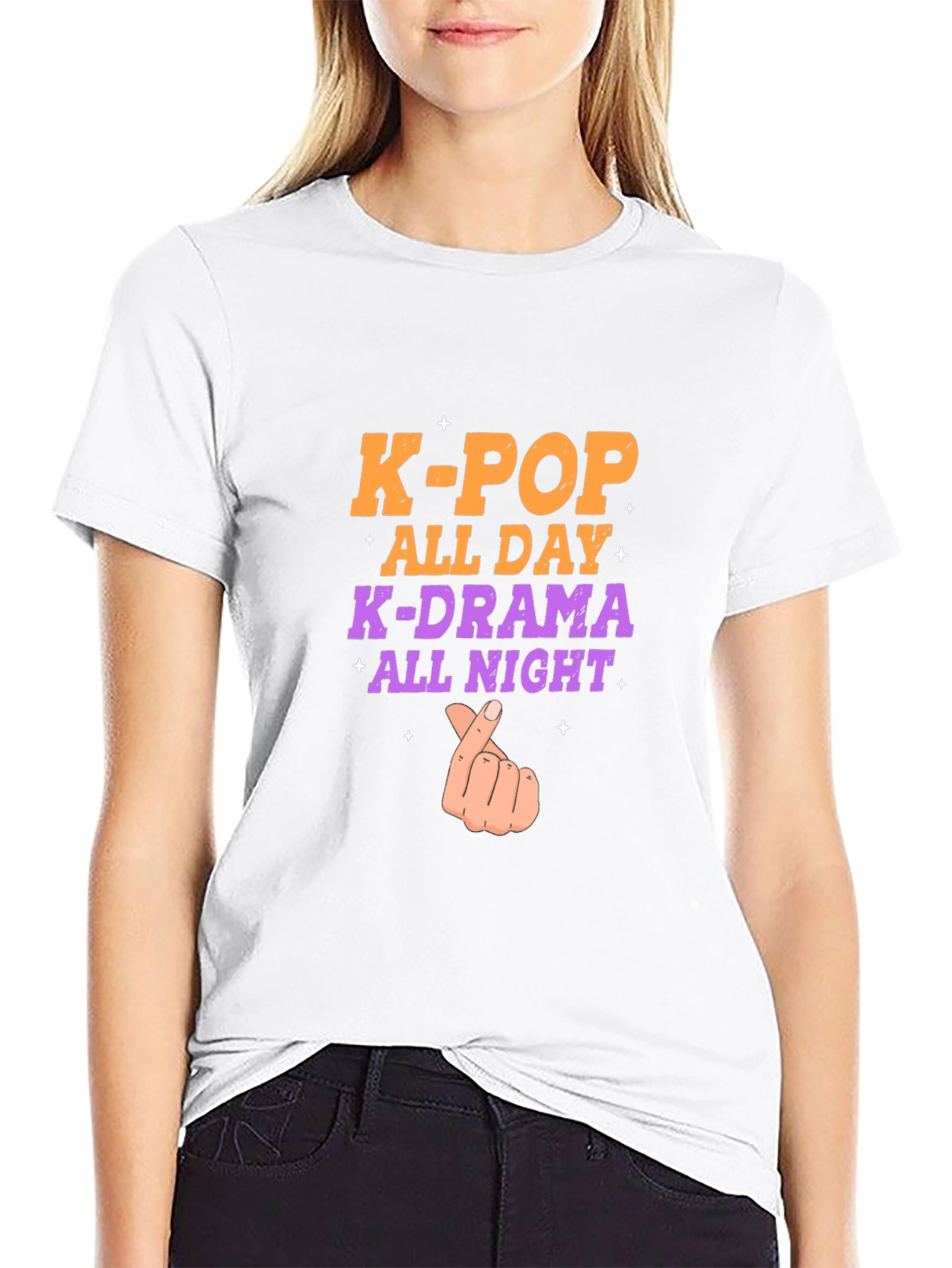 K-Pop All Day T-Shirt - K-Drama All Night Tee