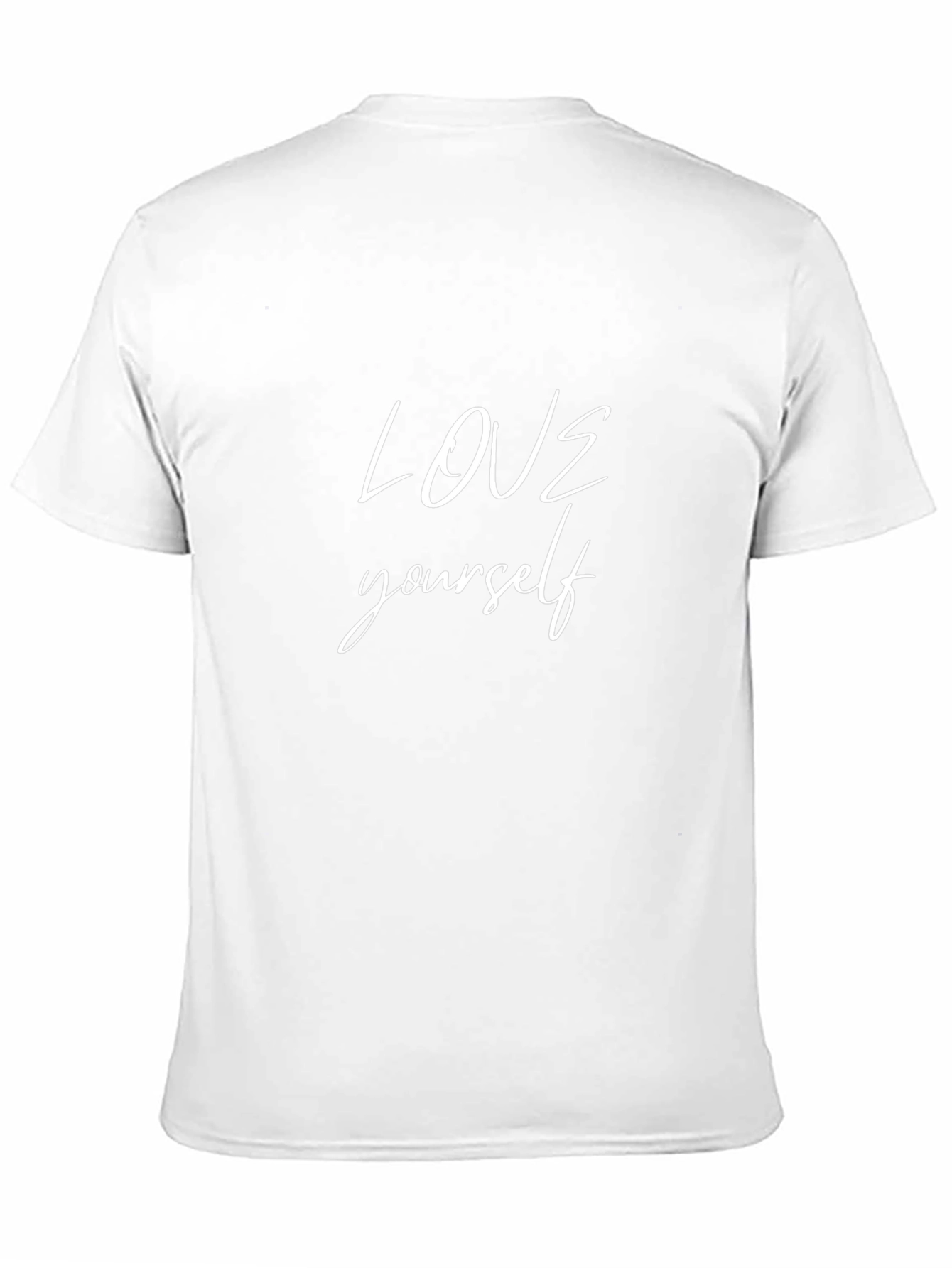 Love Yourself Black Graphic Tee - Motivational Comfort