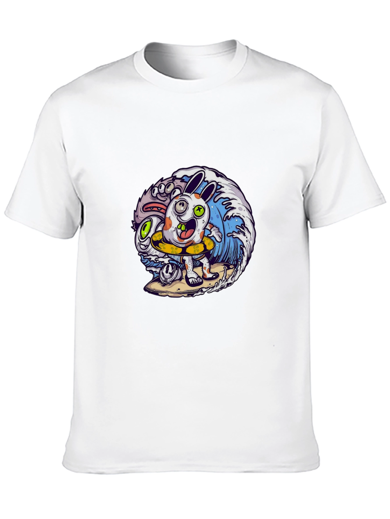 Surfing Rabbit Graphic Tee