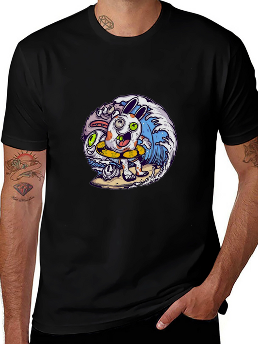 Surfing Rabbit Graphic Tee