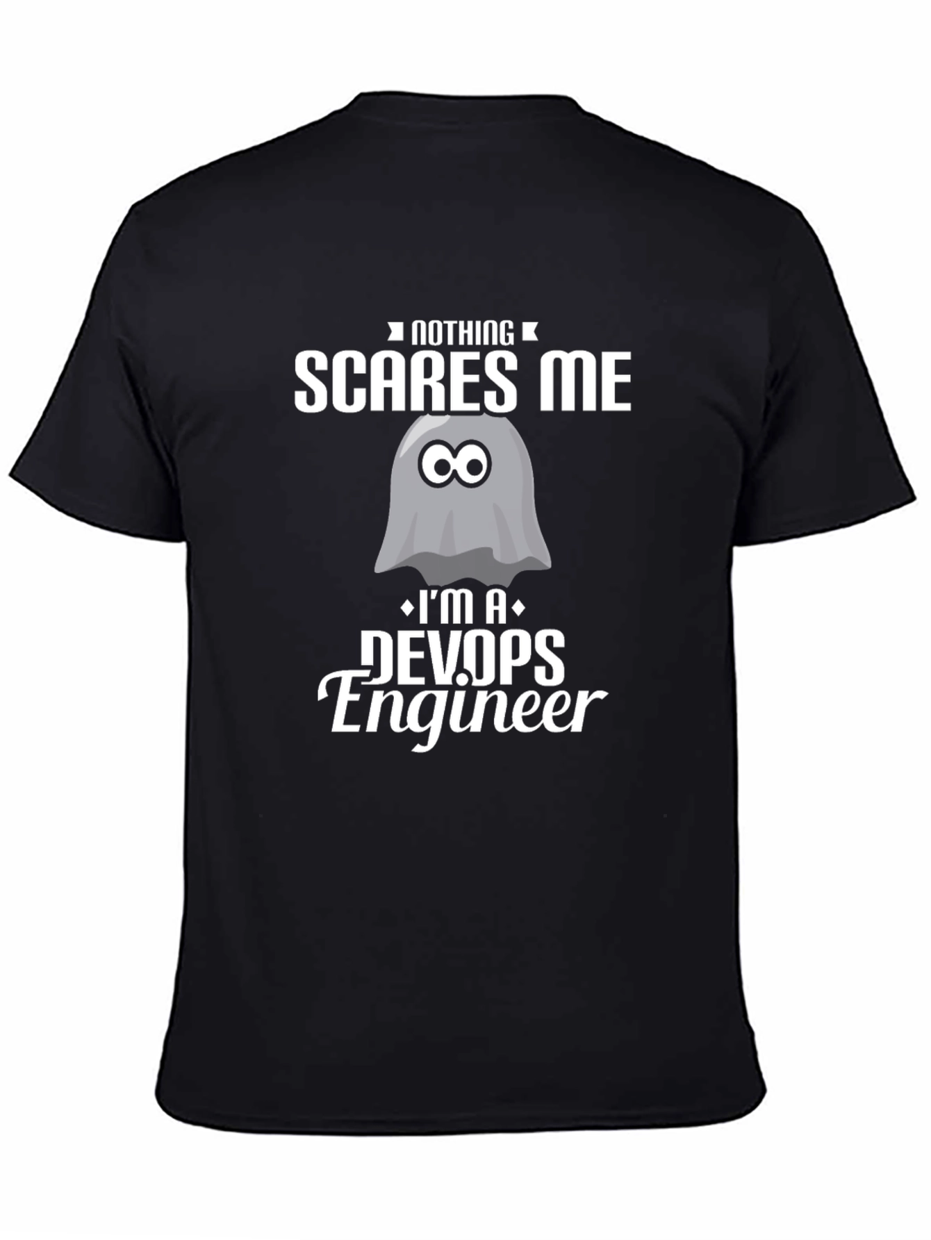 DevOps Engineer T-Shirt - Nothing Scares Me Graphic Tee