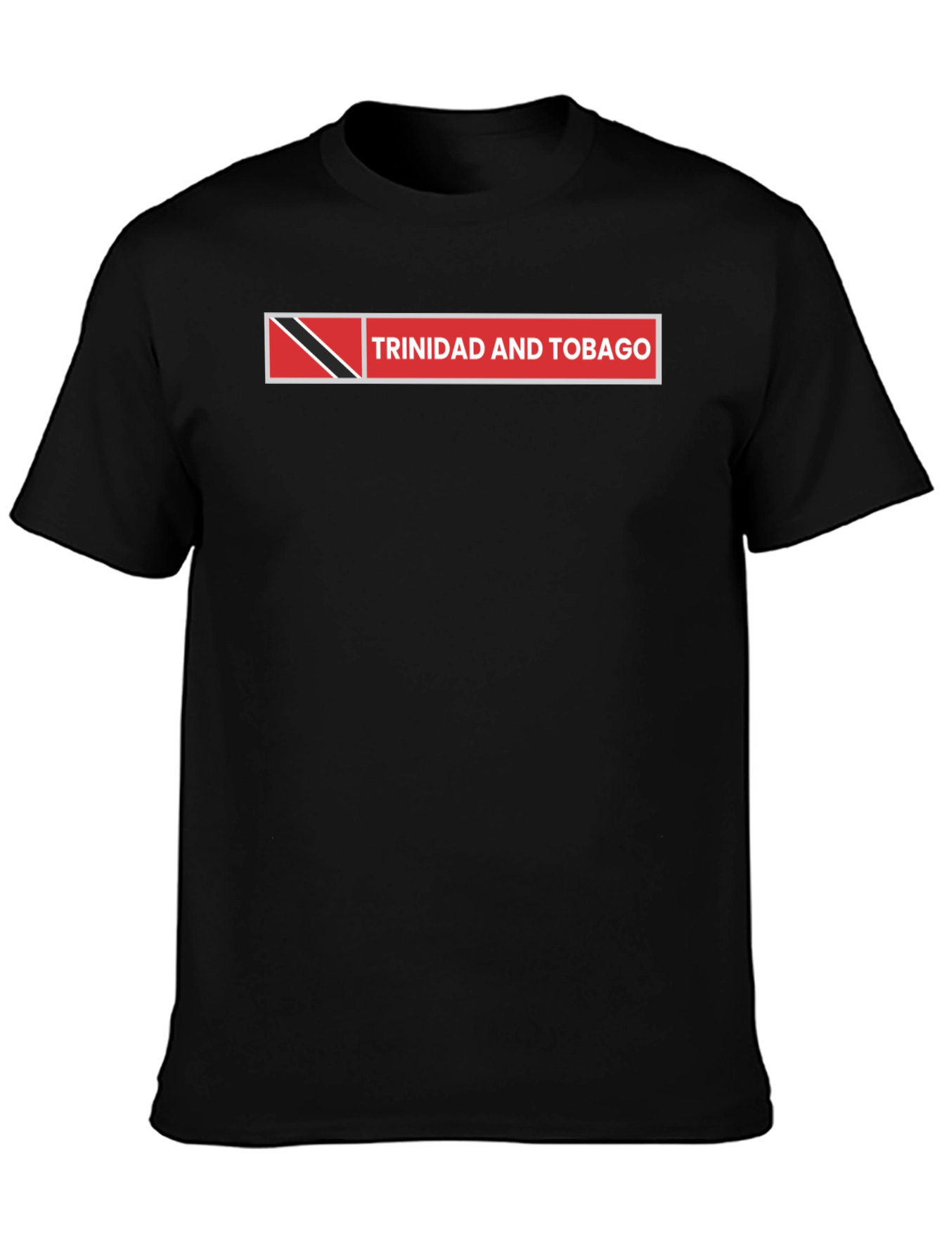 Trinidad and Tobago Flag T-Shirt Black