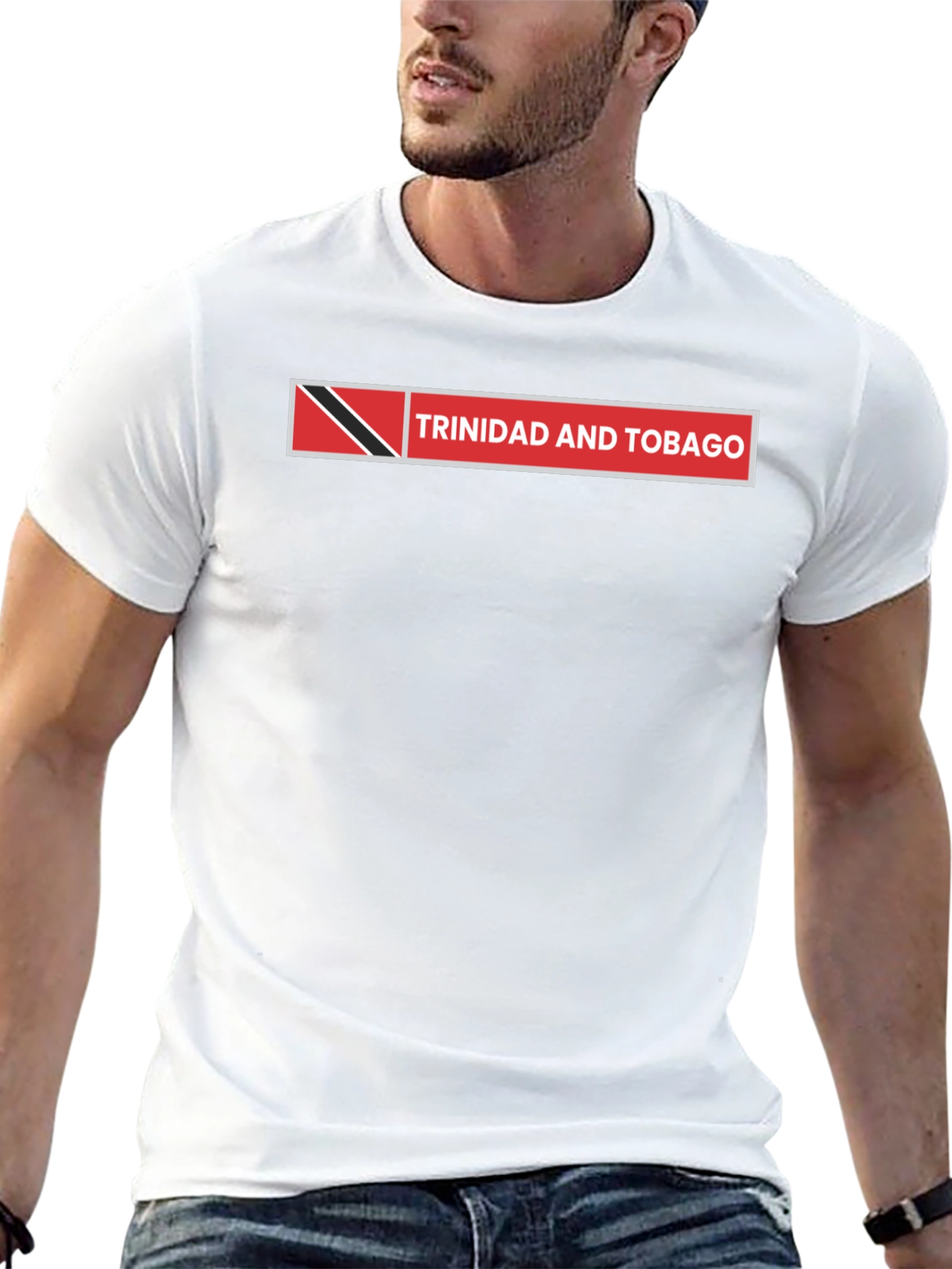 Trinidad and Tobago Flag T-Shirt Black