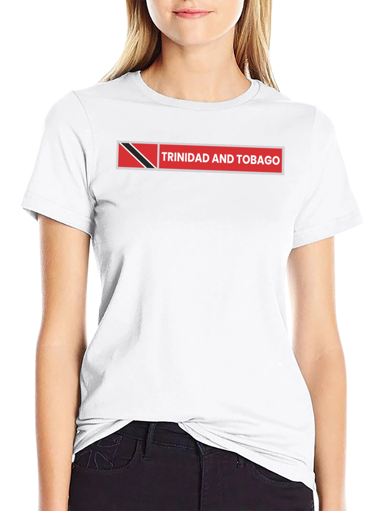 Trinidad and Tobago Flag T-Shirt Black