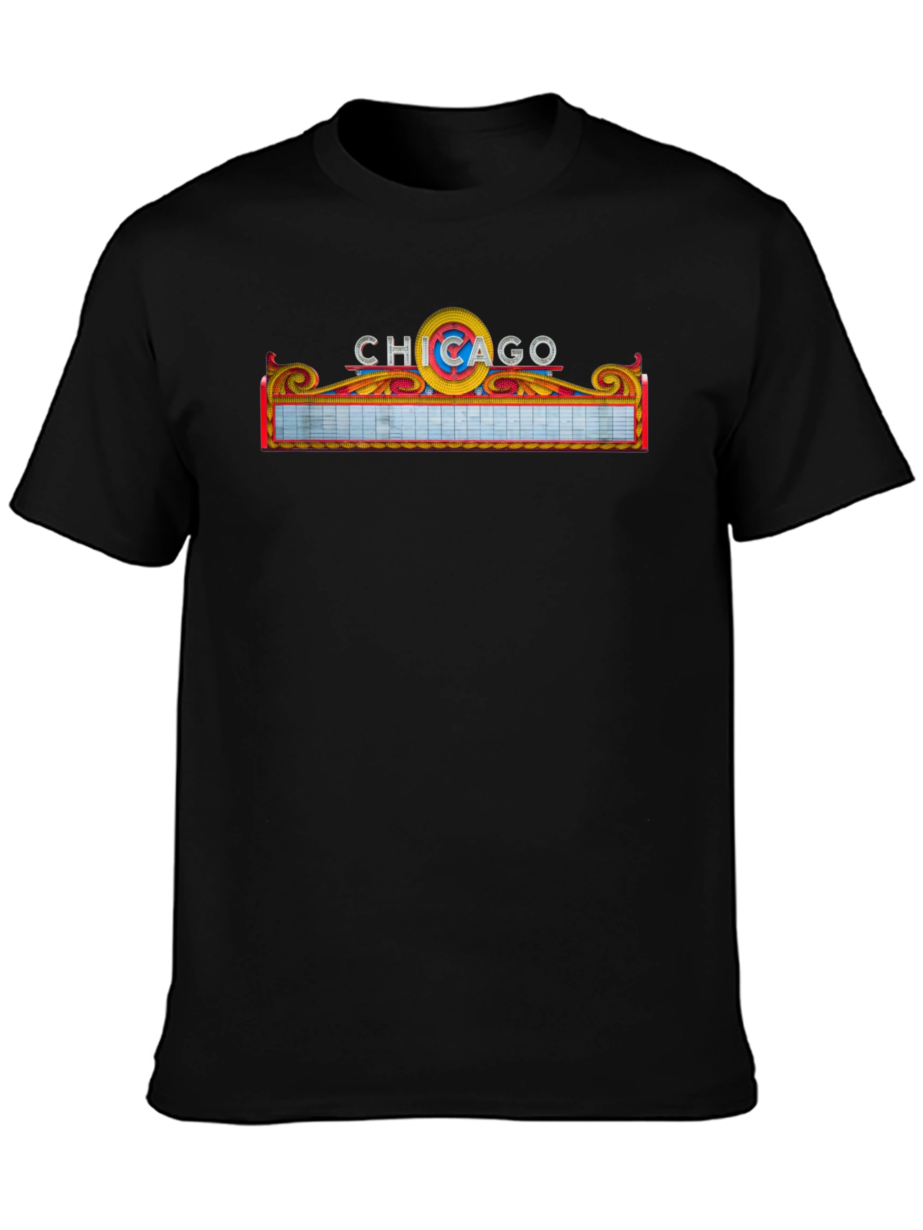 Chicago Theatre T-Shirt - Classic Marquee Design