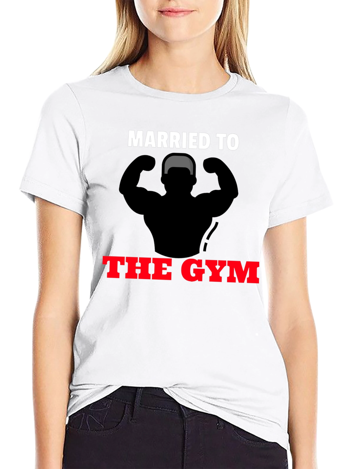 Married to The Gym T-Shirt Funny Workout Tee
