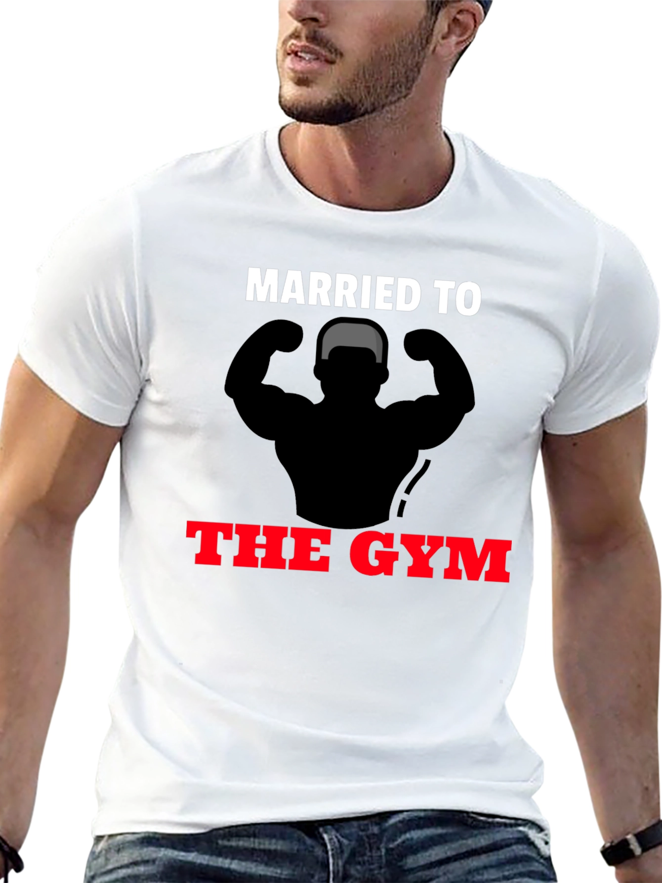 Married to The Gym T-Shirt Funny Workout Tee
