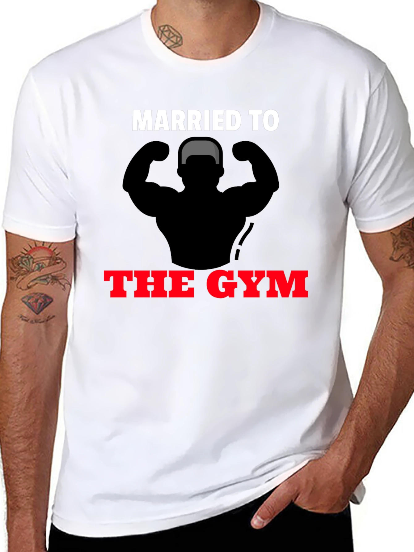 Married to The Gym T-Shirt Funny Workout Tee