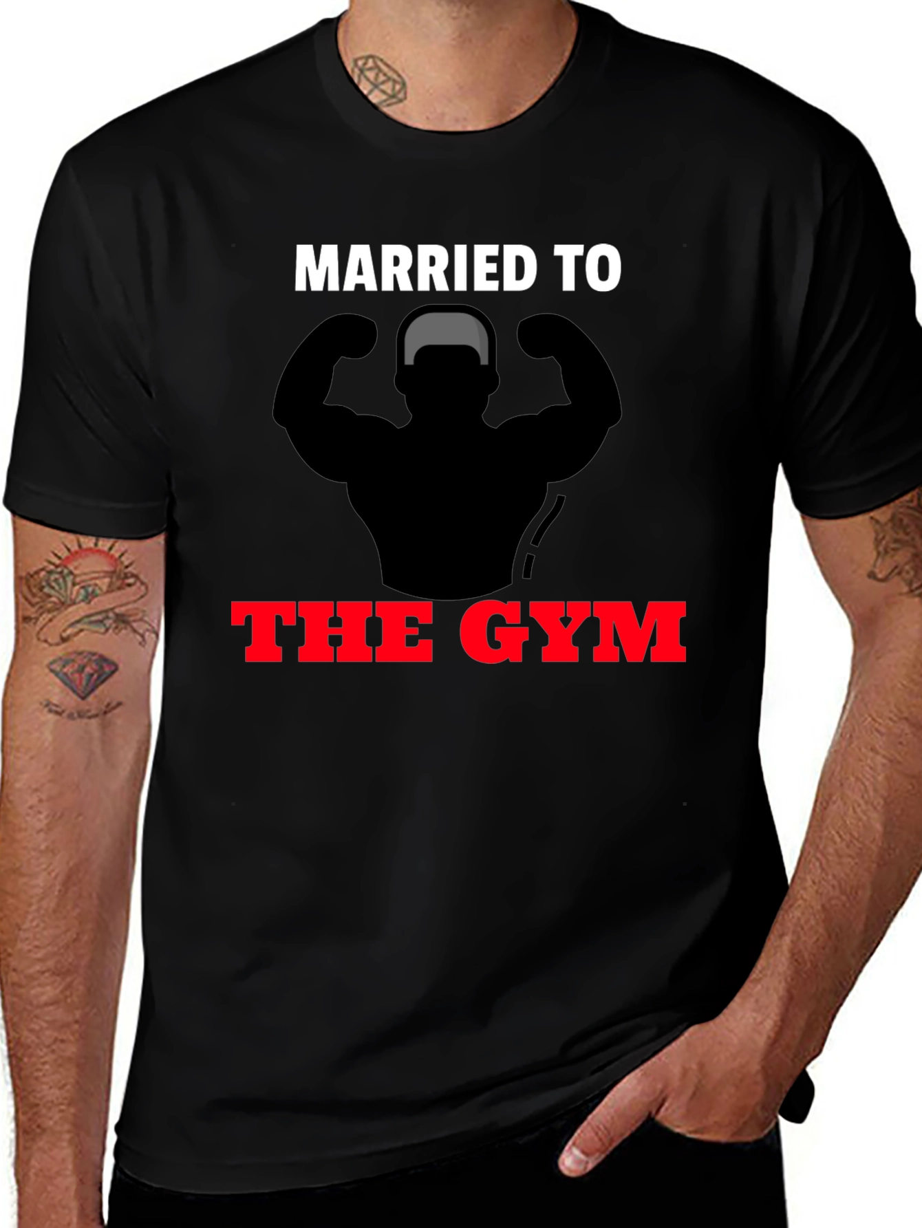 Married to The Gym T-Shirt Funny Workout Tee