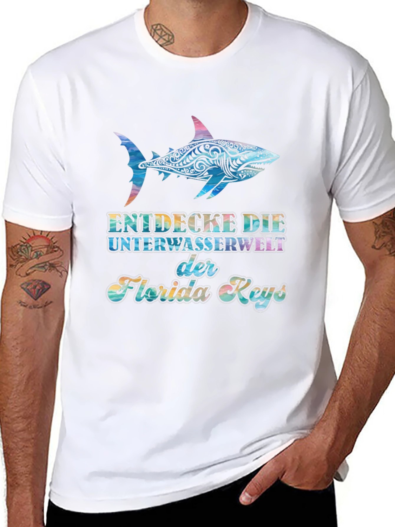 Florida Keys Shark Tee - Underwater Adventure