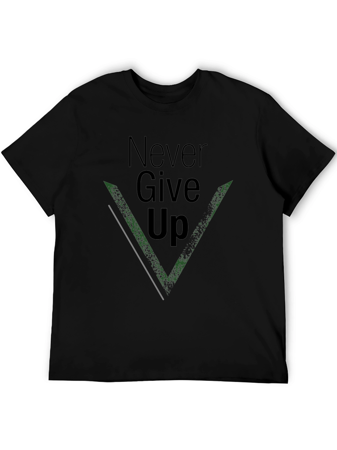 Never Give Up T-Shirt - Motivational Graphic Tee