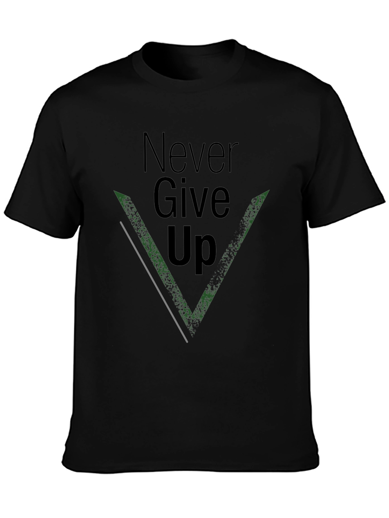 Never Give Up T-Shirt - Motivational Graphic Tee