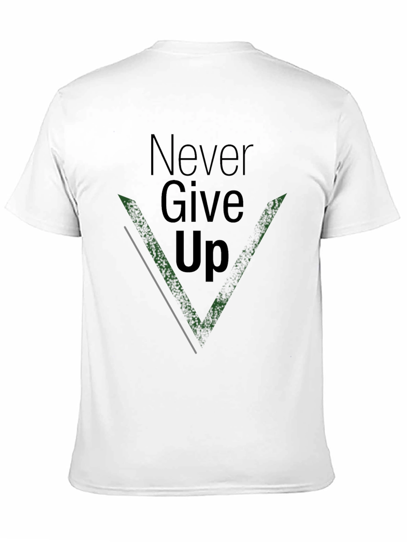 Never Give Up T-Shirt - Motivational Graphic Tee