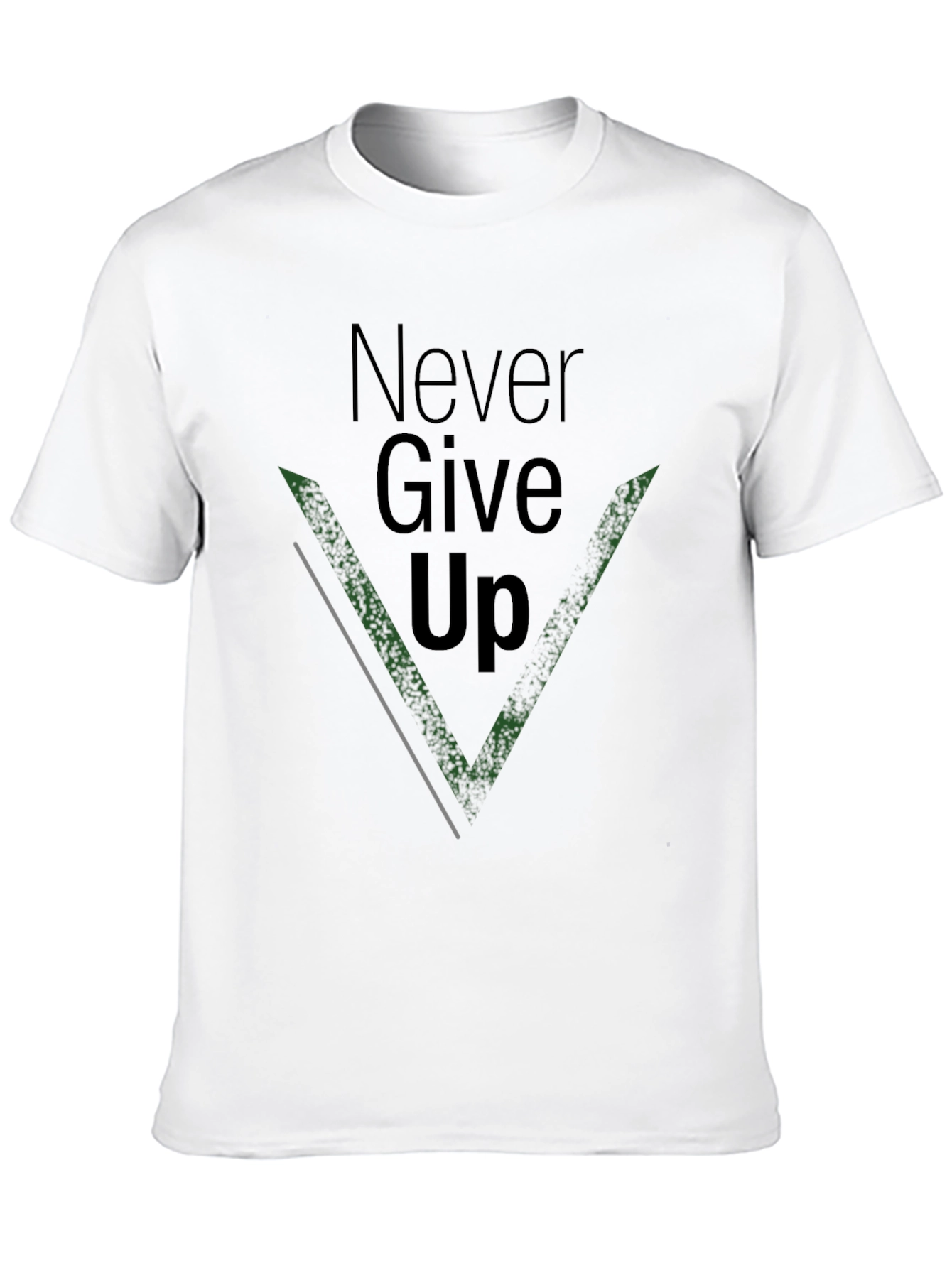 Never Give Up T-Shirt - Motivational Graphic Tee