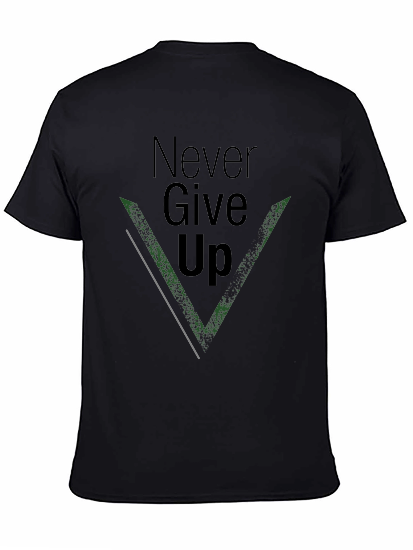 Never Give Up T-Shirt - Motivational Graphic Tee