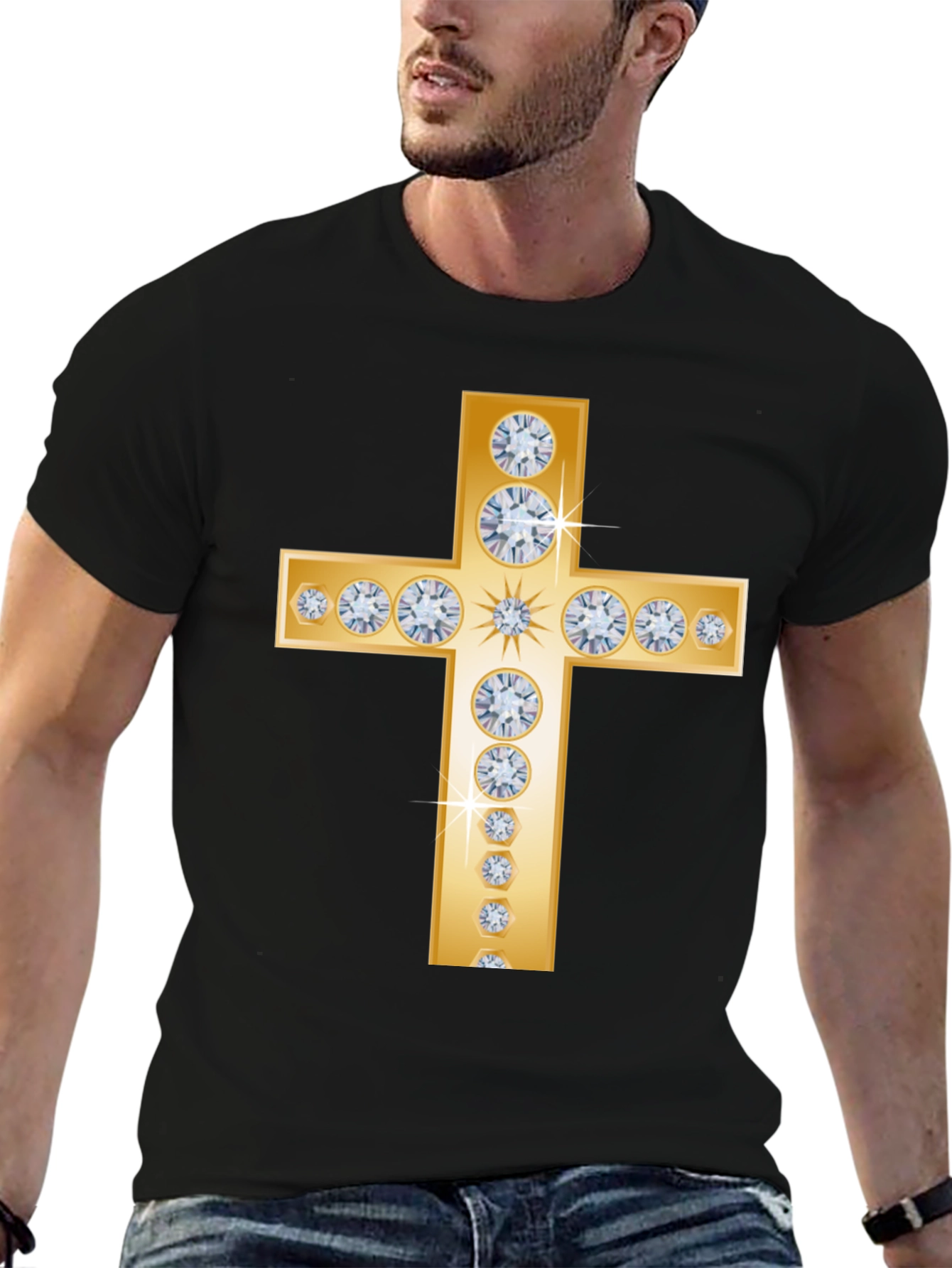 Diamond Cross Graphic Tee
