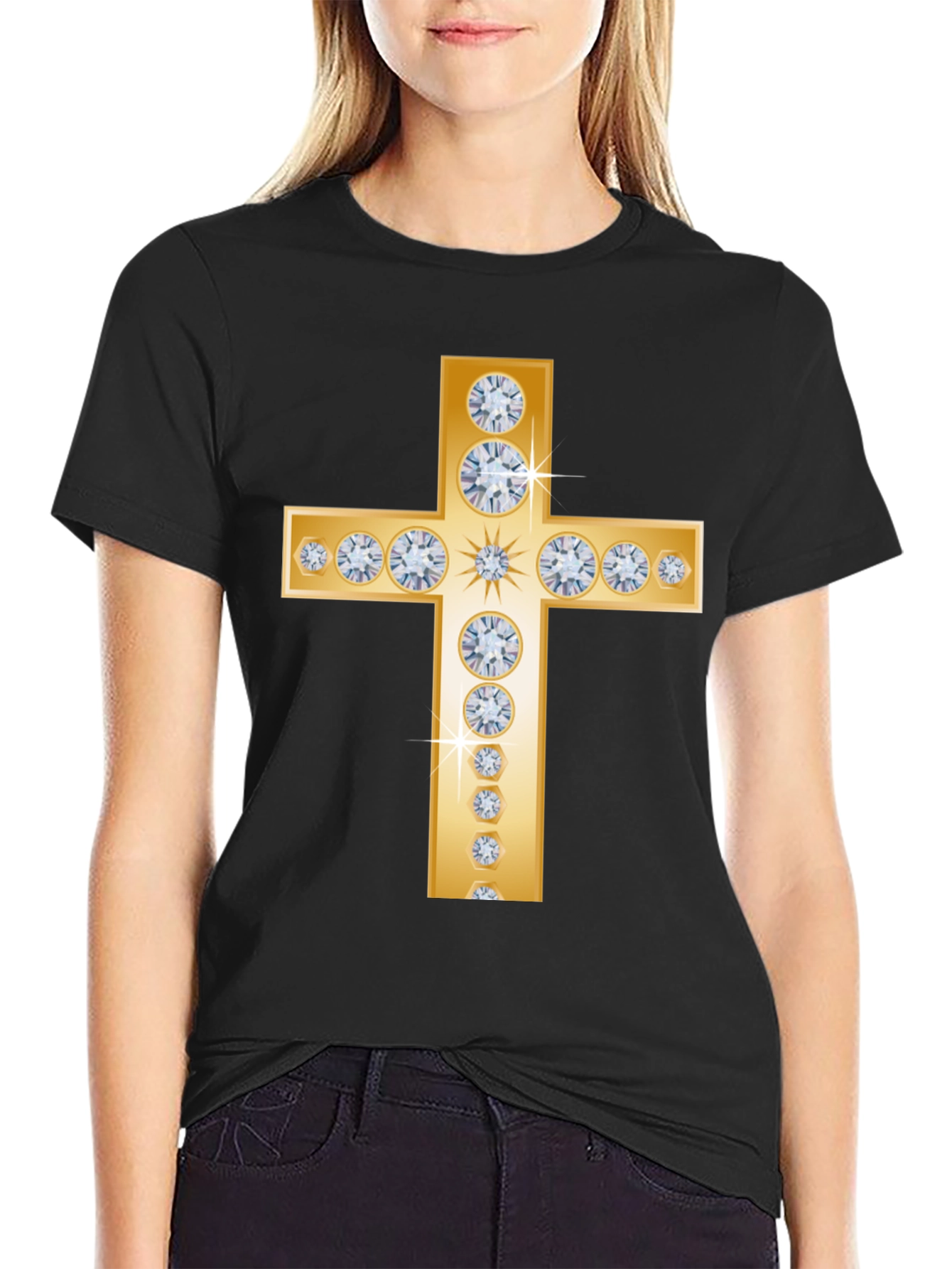 Diamond Cross Graphic Tee