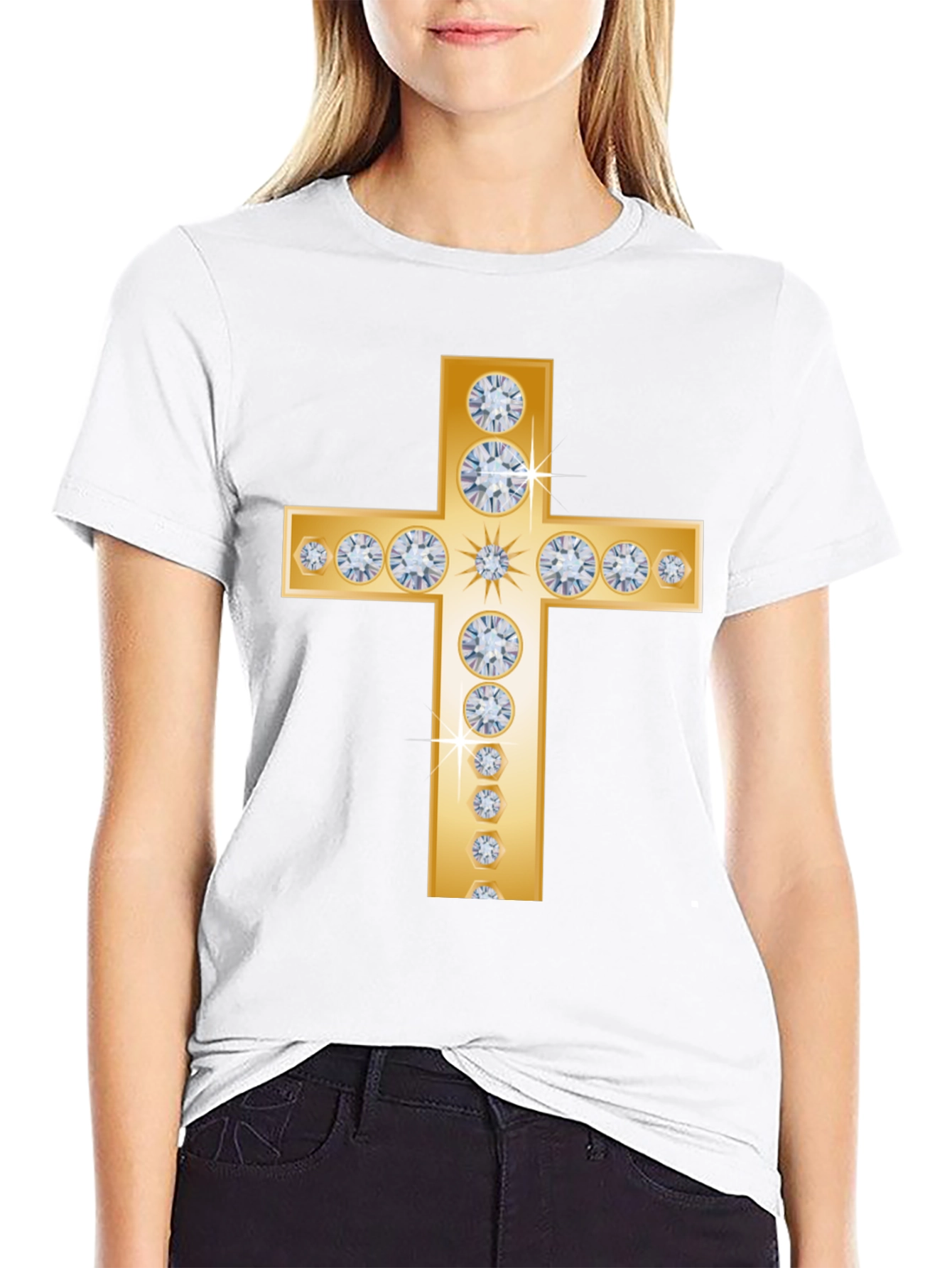 Diamond Cross Graphic Tee