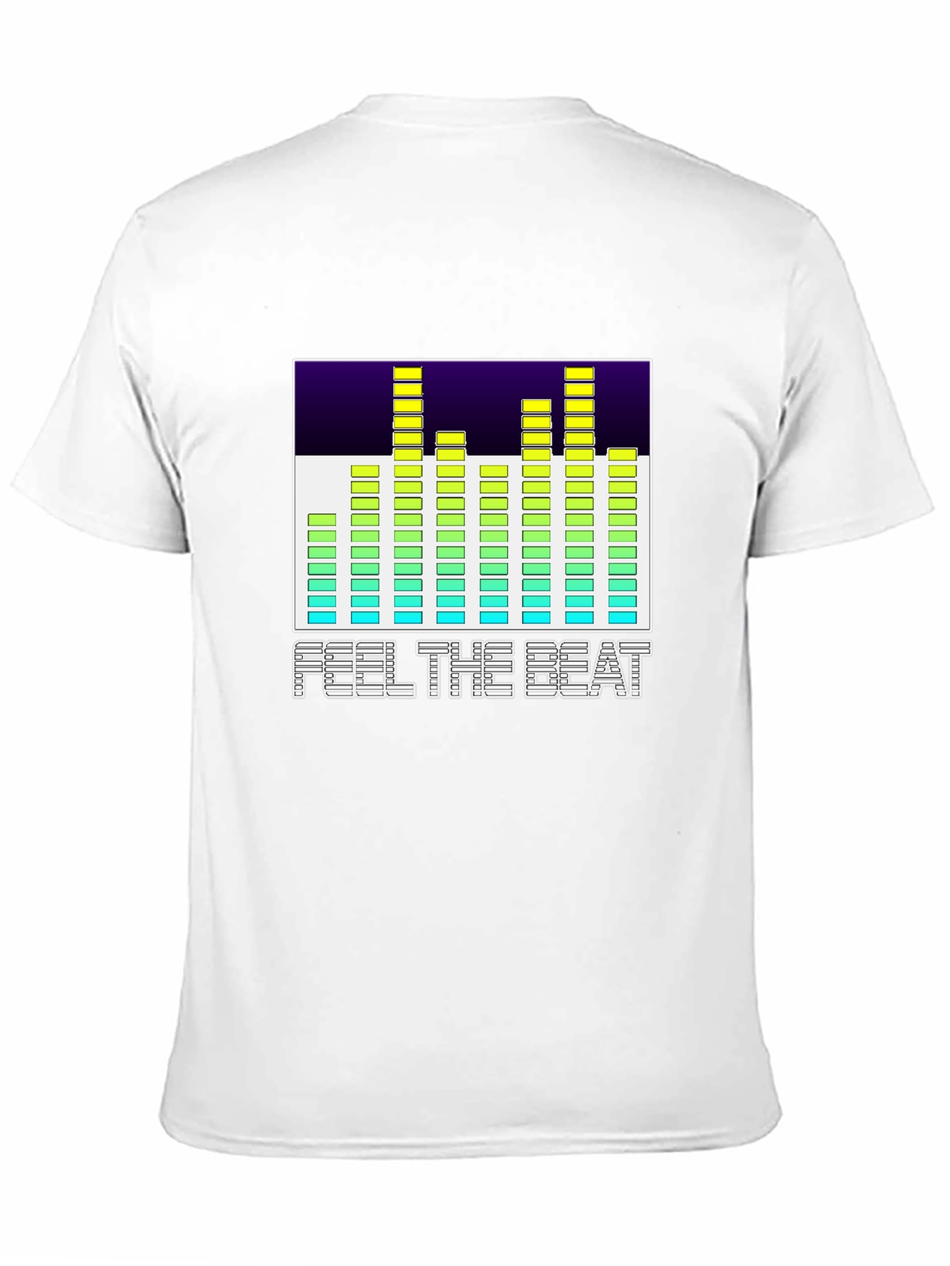 Feel The Beat Graphic Black T-Shirt