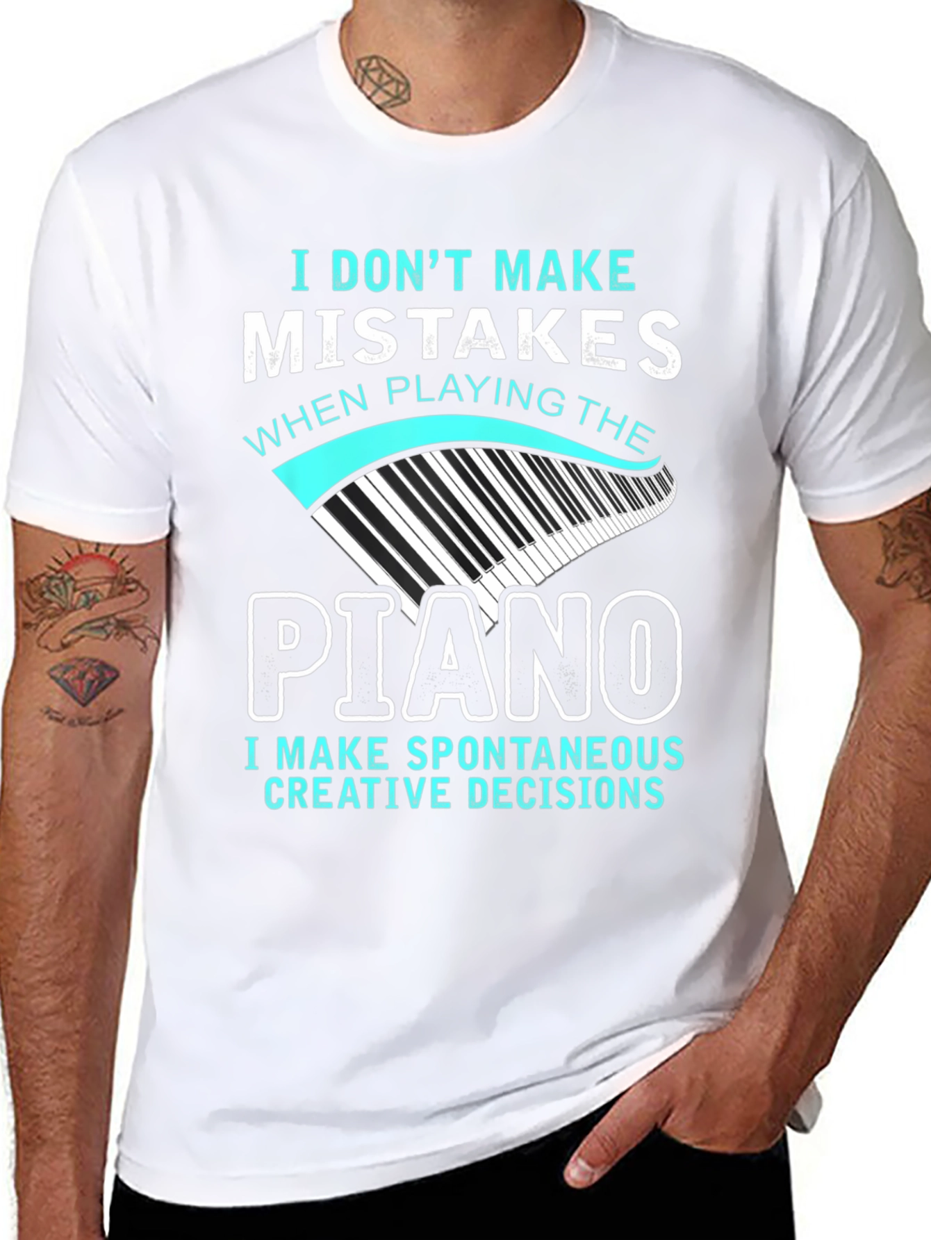 Piano Player T-Shirt: I Dont Make Mistakes