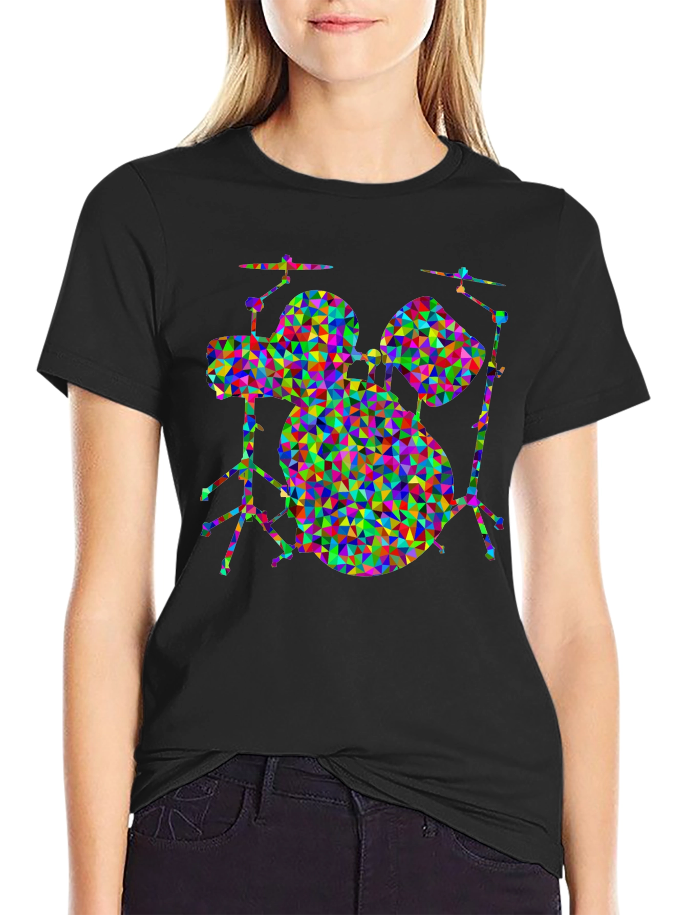 Geometric Drum Set T-Shirt