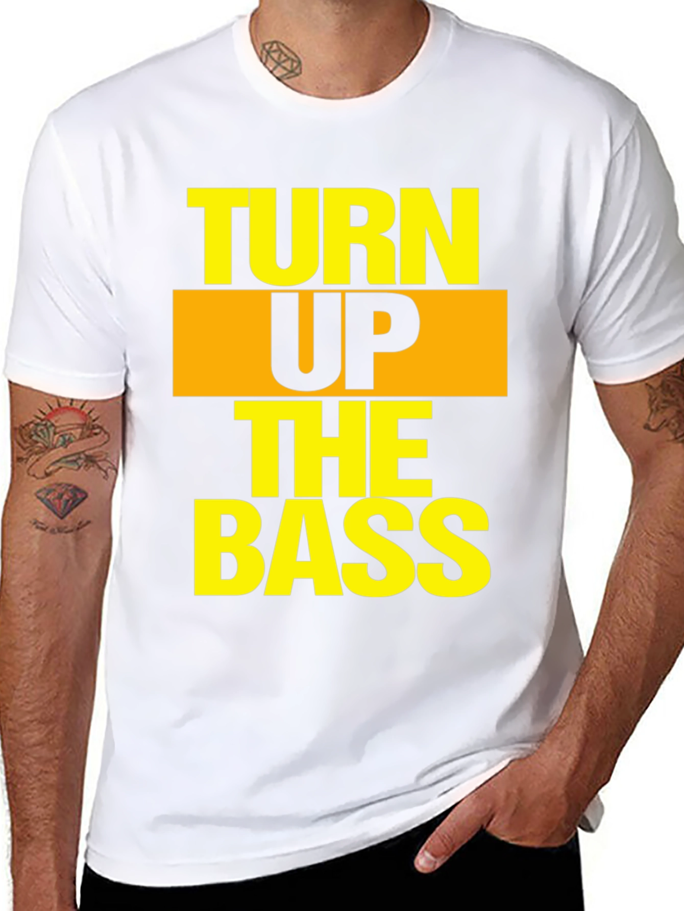 Turn Up The Bass Graphic T-Shirt