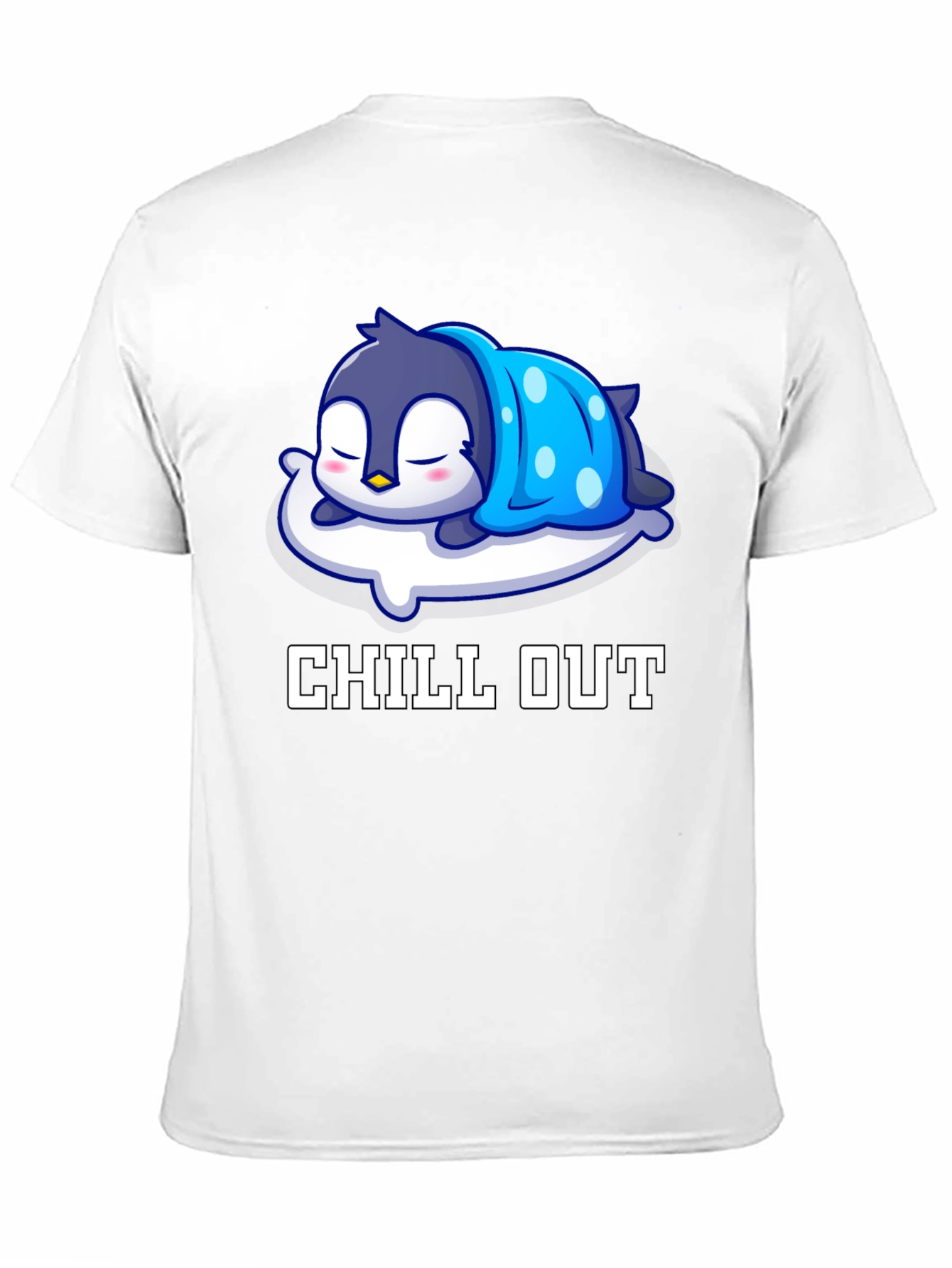 Chill Out Penguin Graphic T-Shirt