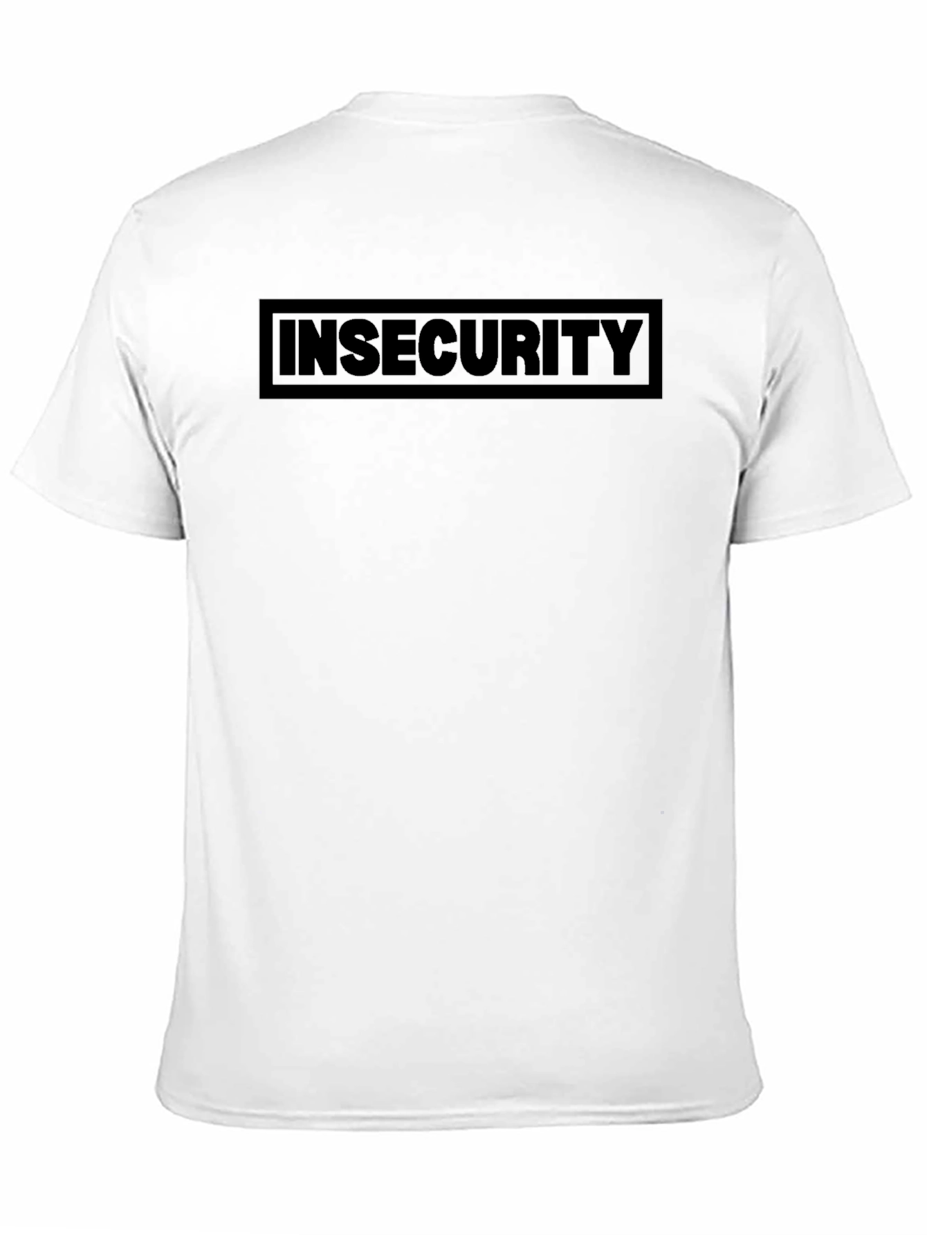 Insecurity Graphic Tee - Black Casual Comfort